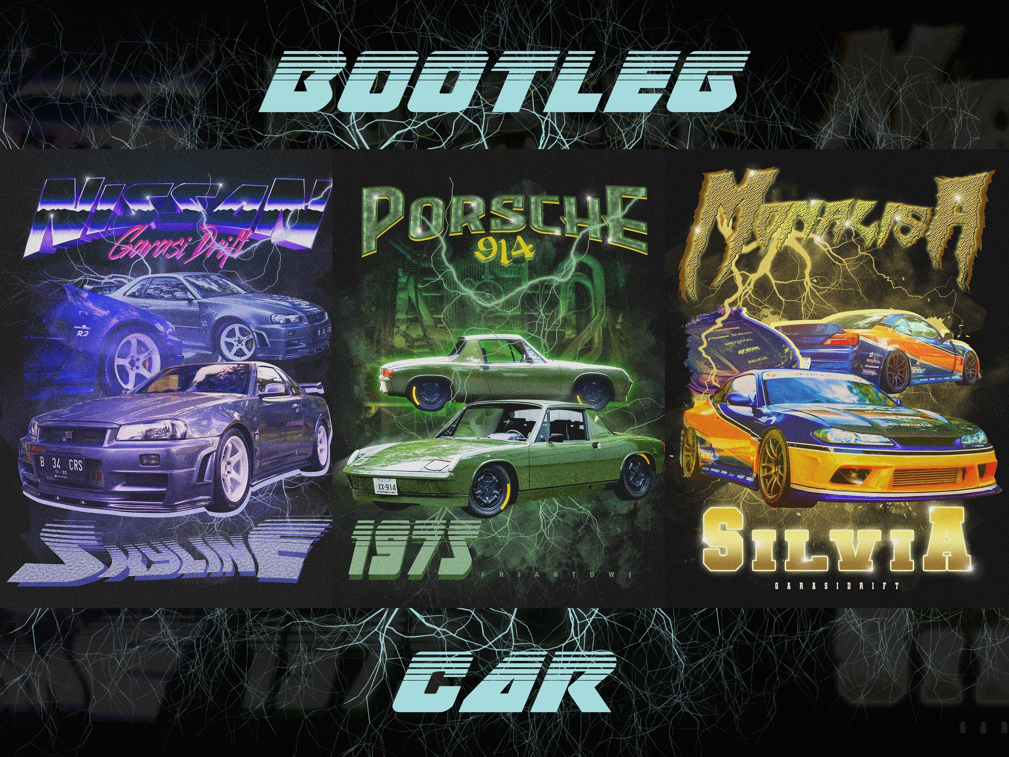 design amazing 90s vintage bootleg car tshirt old school