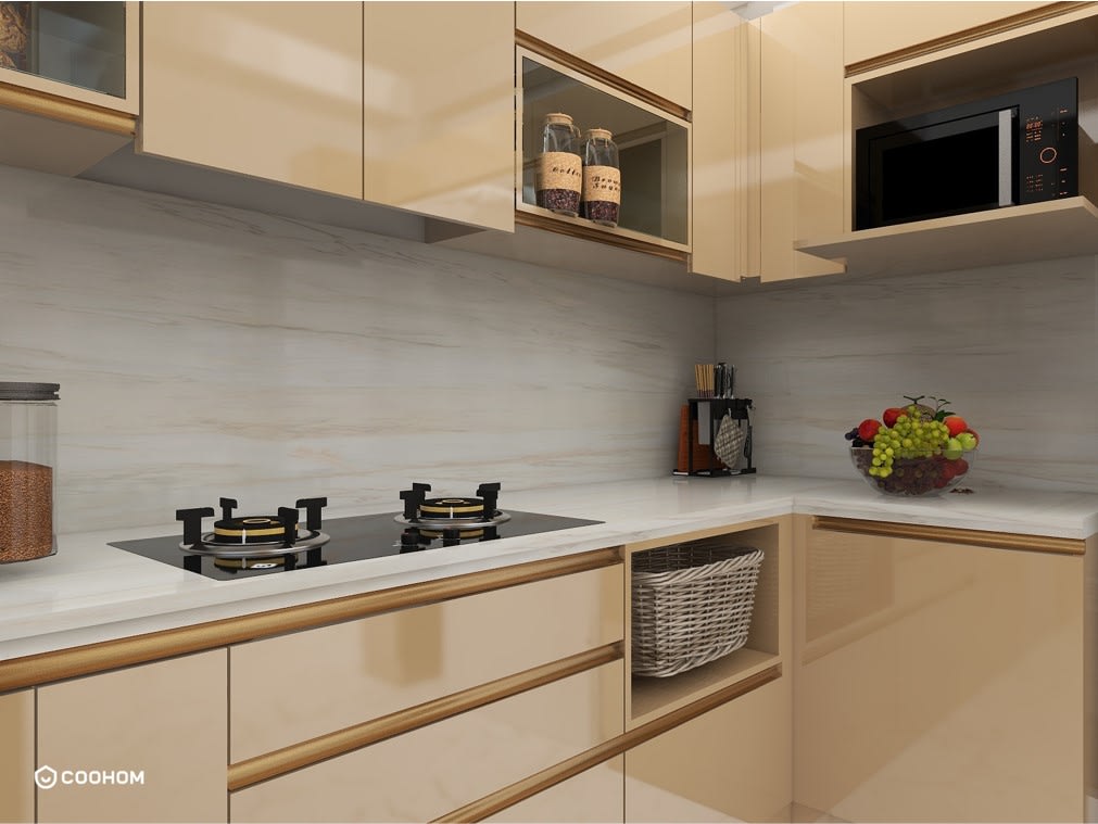 Modular kitchen Plan And Interior Elevation Design AutoCAD File - Cadbull
