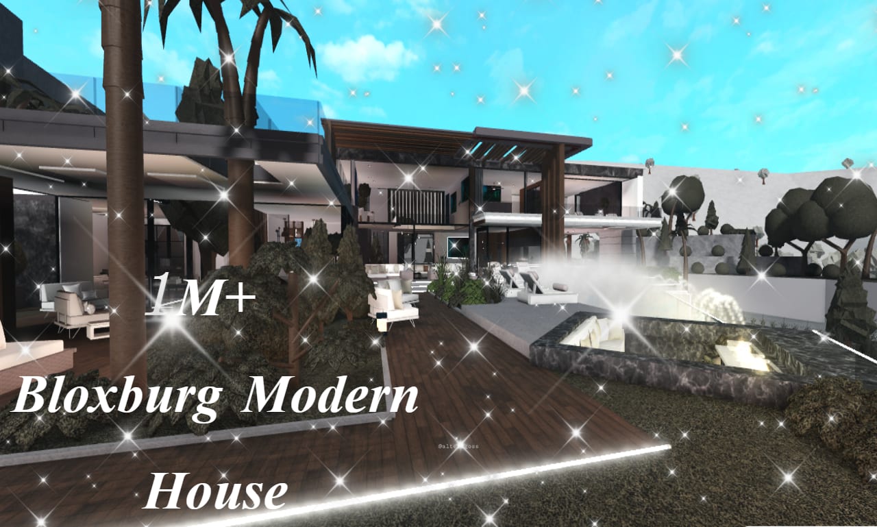 Download Enjoy the luxuries of the suburb life in Roblox Bloxburg Wallpaper