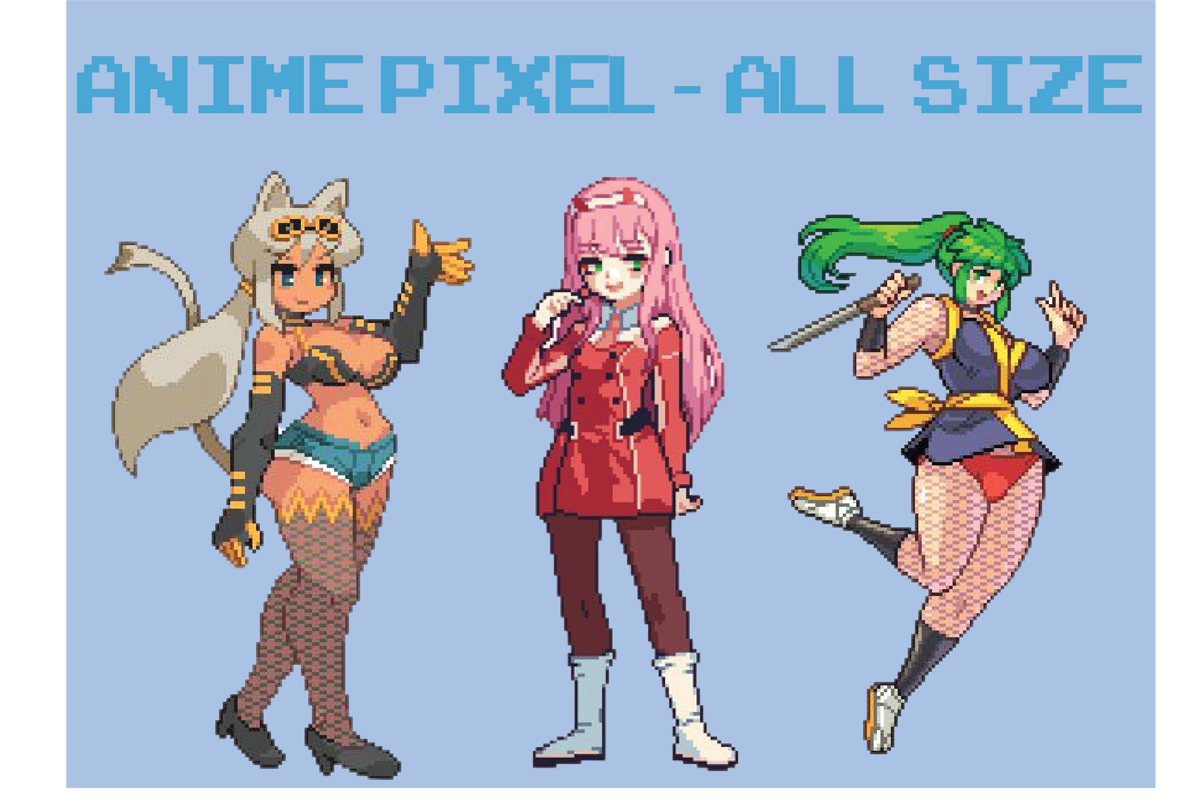 Anime Pixel Art | Minecraft Amino