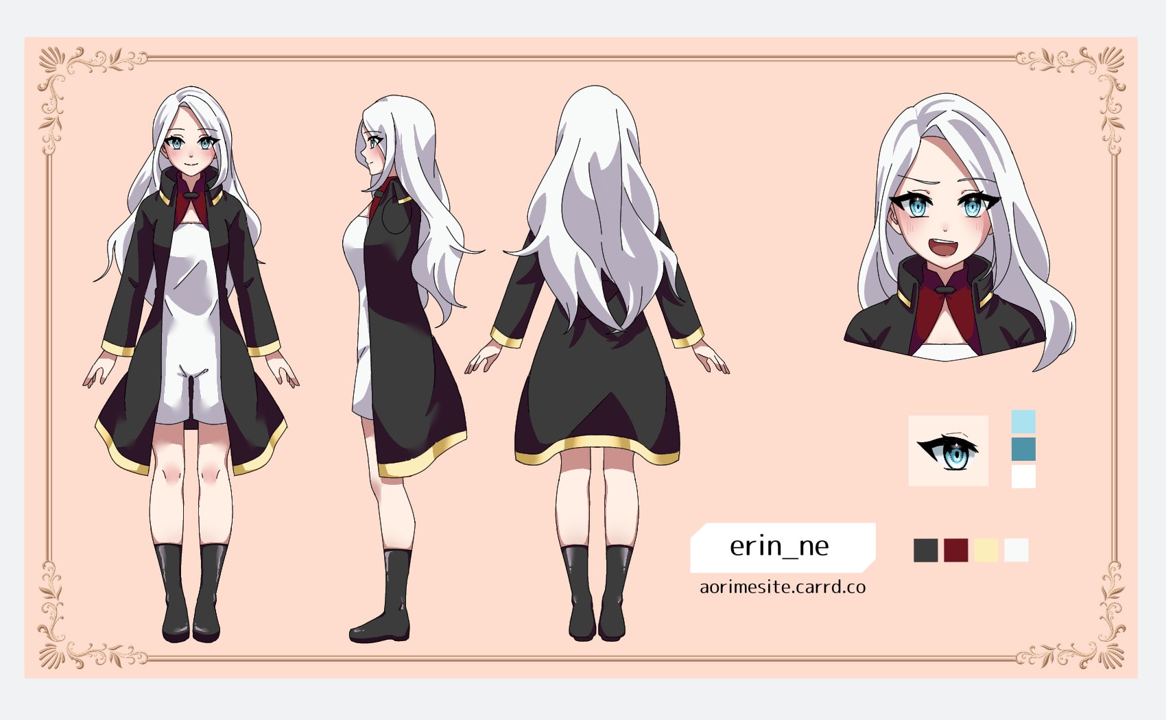 Design a detailed character reference sheet by Erin_ne | Fiverr