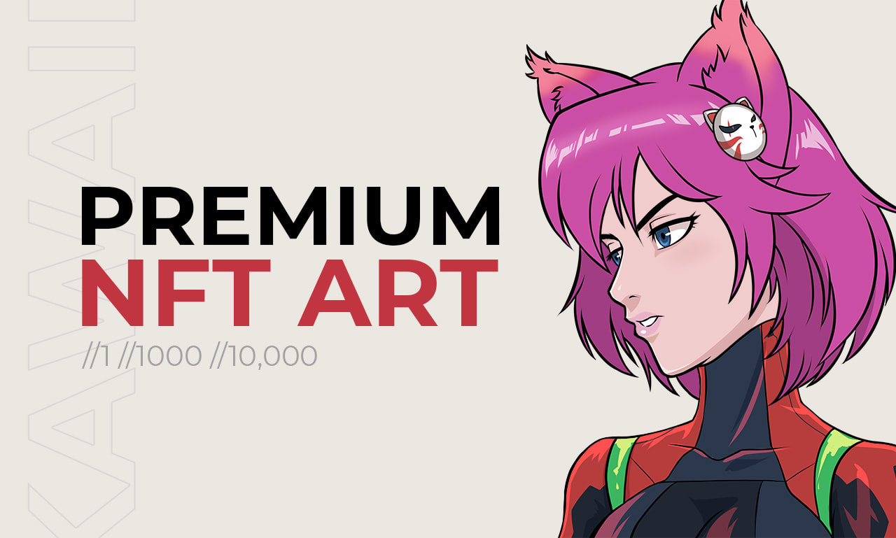 Create premium and awesome 2d crypto art nft collection by Mangaboi | Fiverr