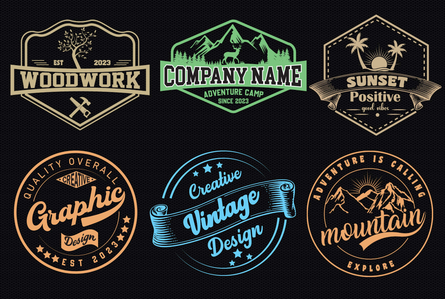 create original vintage logo t shirt design