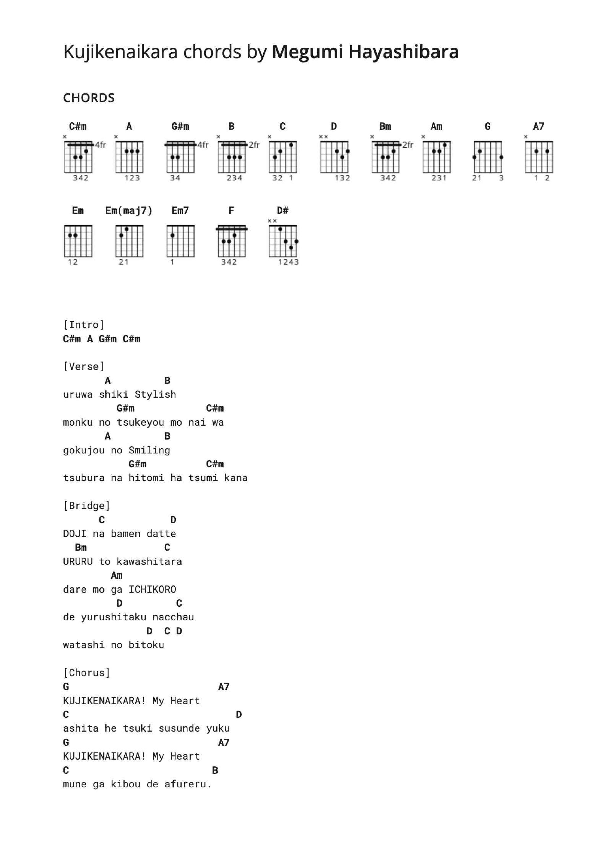 Transcribe songs chords above the lyrics by Puchacamilo | Fiverr, image size:2480x3508