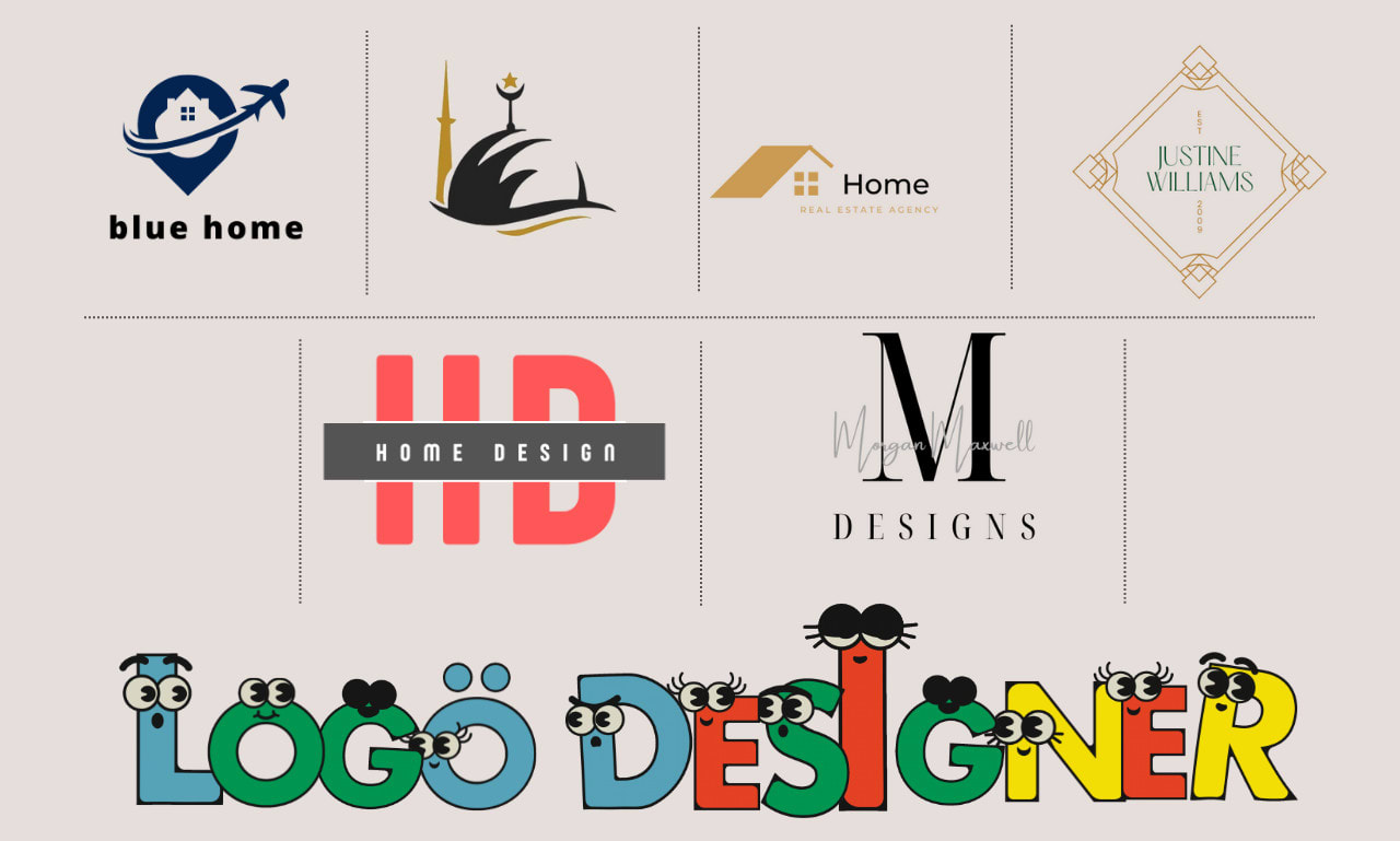 Design an eye catching unique logo for your business by Mujahid4544 | Fiverr, image size:1280x769