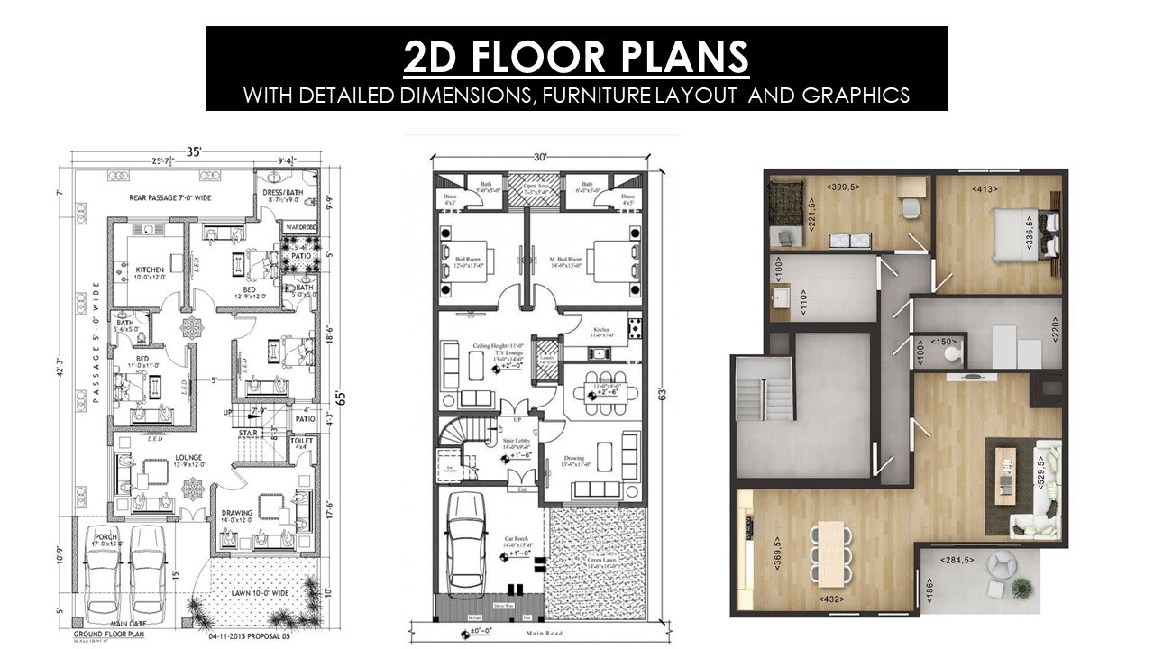 Design 2d floor plans of apartment, home, office in autocad by  Offbeat_designs | Fiverr