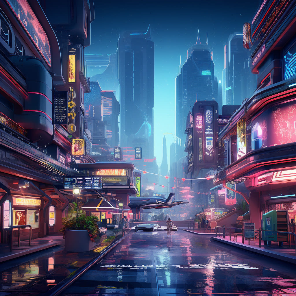 Cyberpunk Futuristic City –