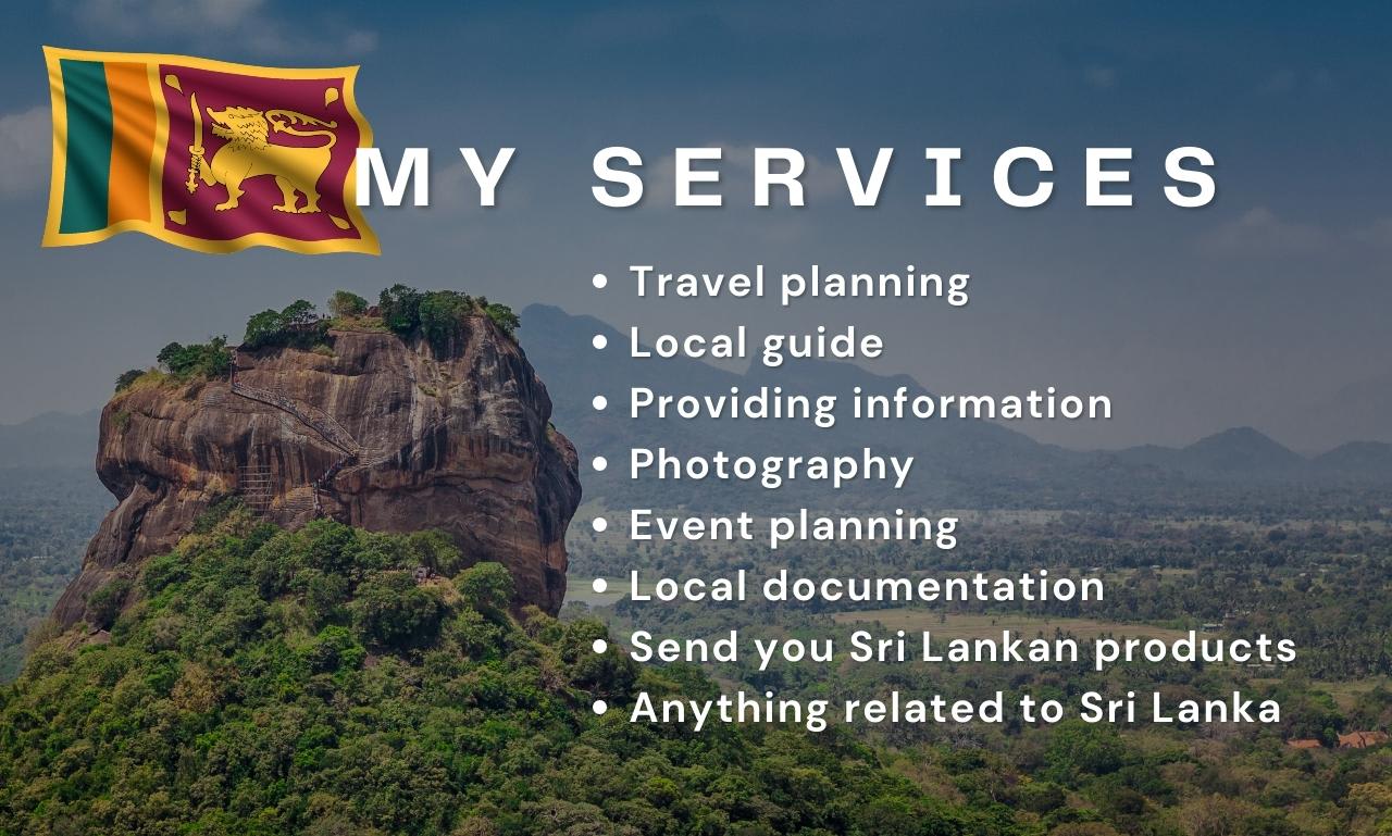 Assist You in Anything Related to Sri Lanka