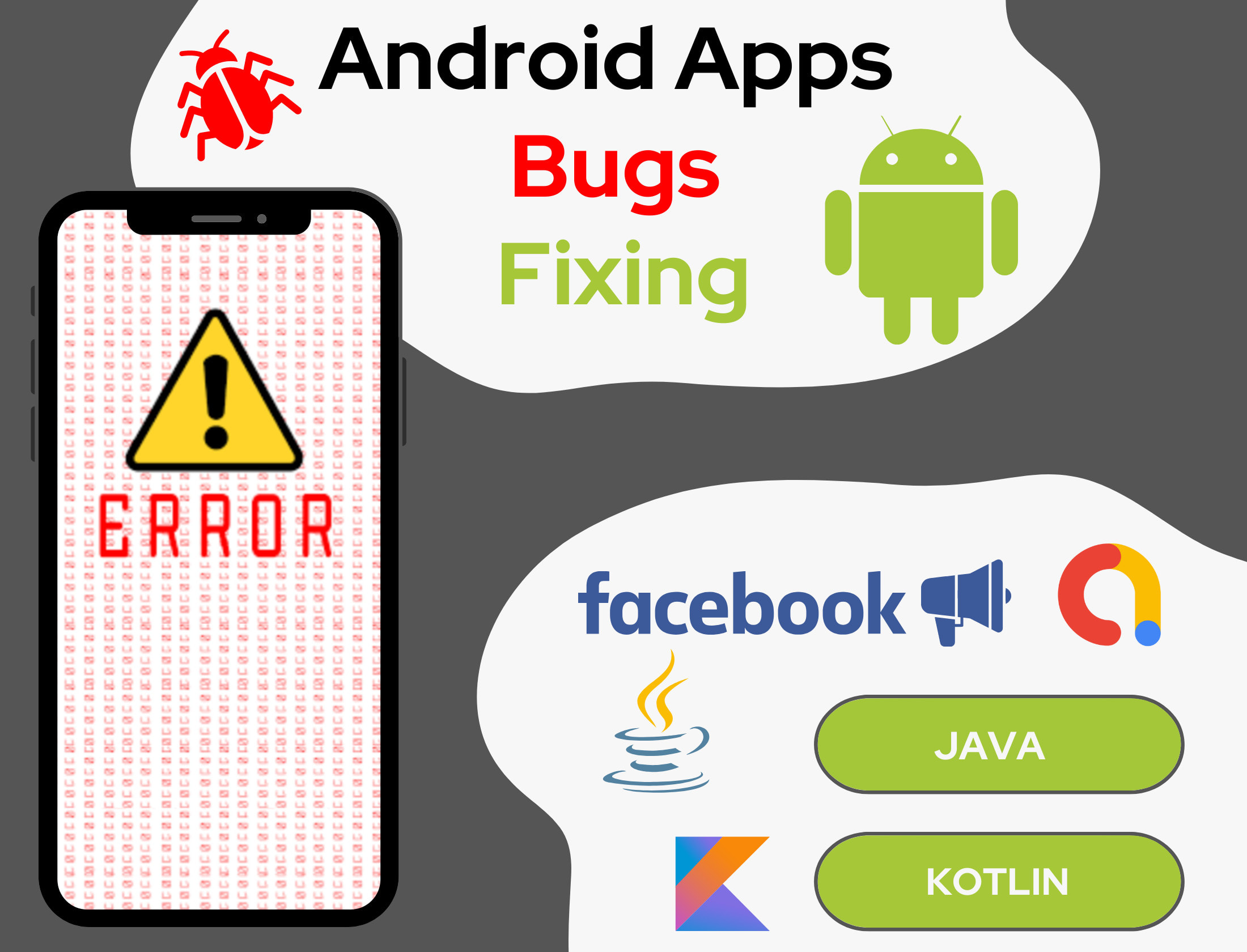 Fix android studio app issues, bugs, and errors, with java and kotlin by  Rabiaaitraiss | Fiverr