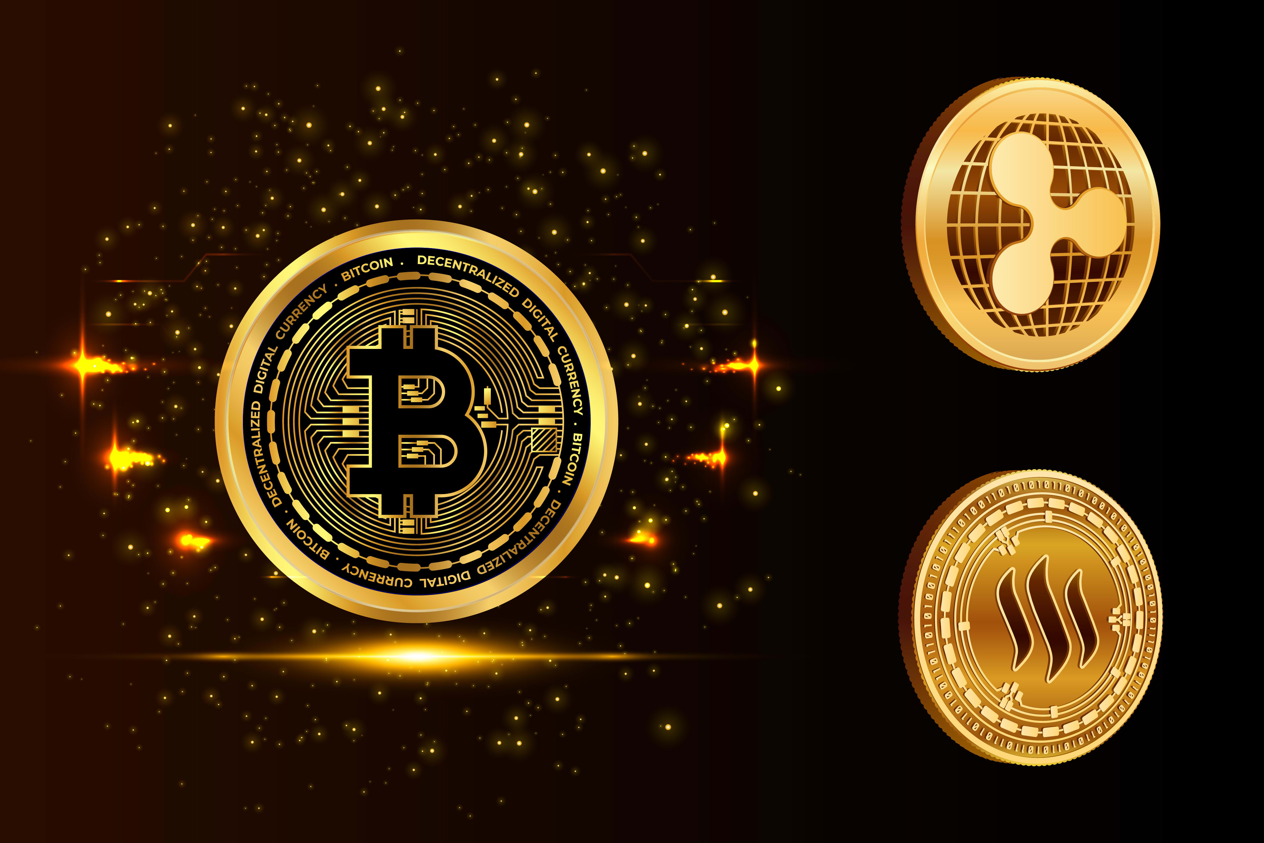 Design bitcoin cryptocurrency logo for nft crypto token 3d gold badge  blockchain by Vect_masum | Fiverr