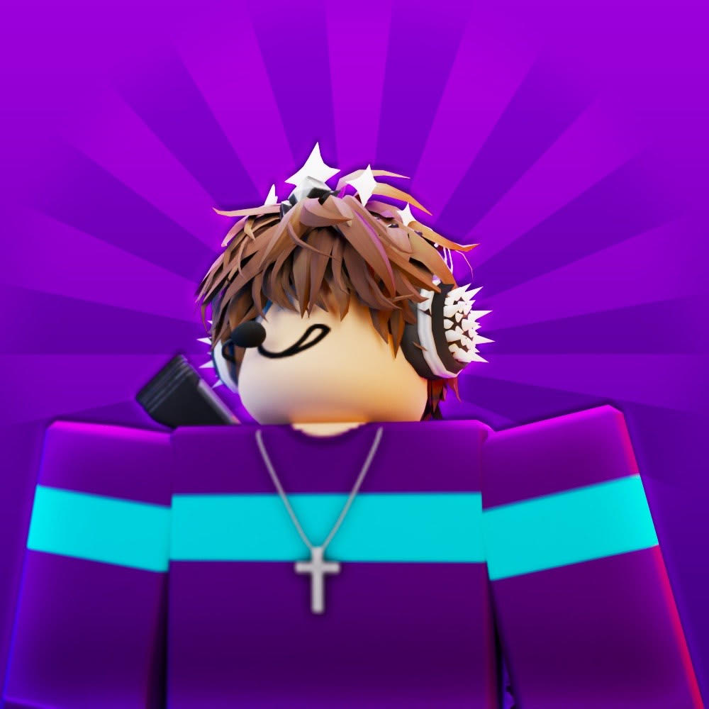 illustrate roblox avatar and logo for you