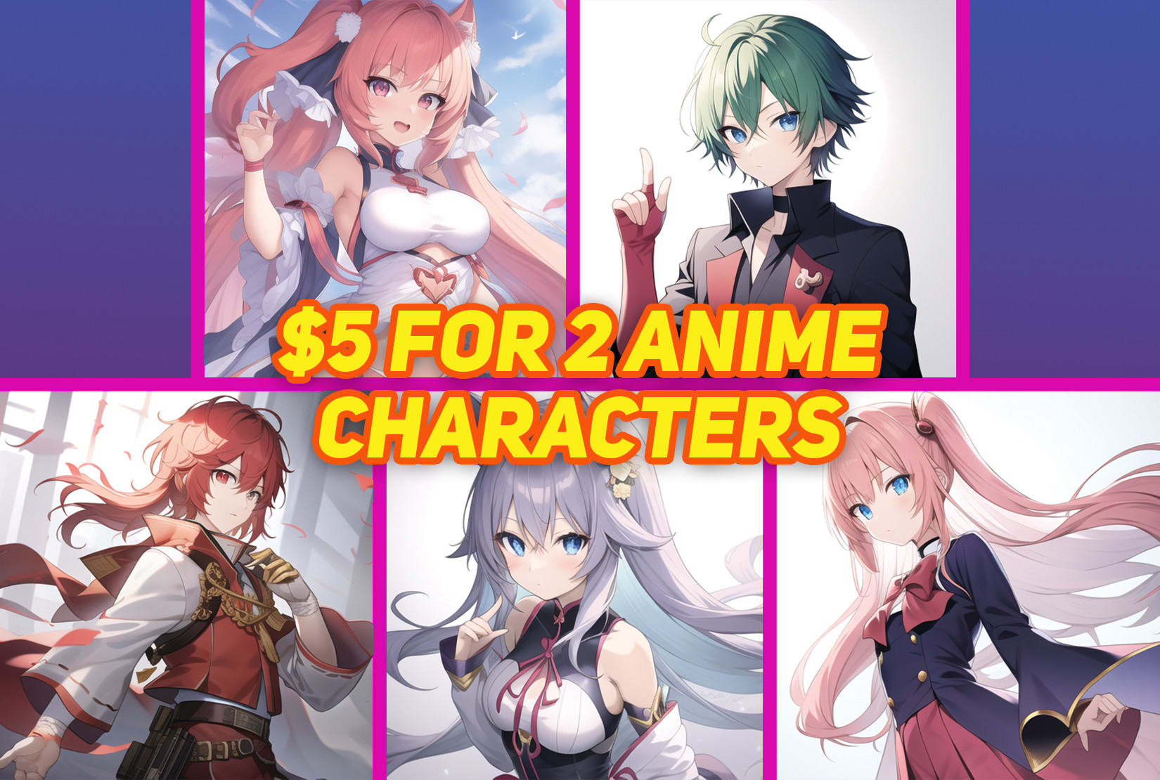 Generátor náhodných anime znaků - GeneratorMix  Anime character generator, Anime  characters, Anime monochrome