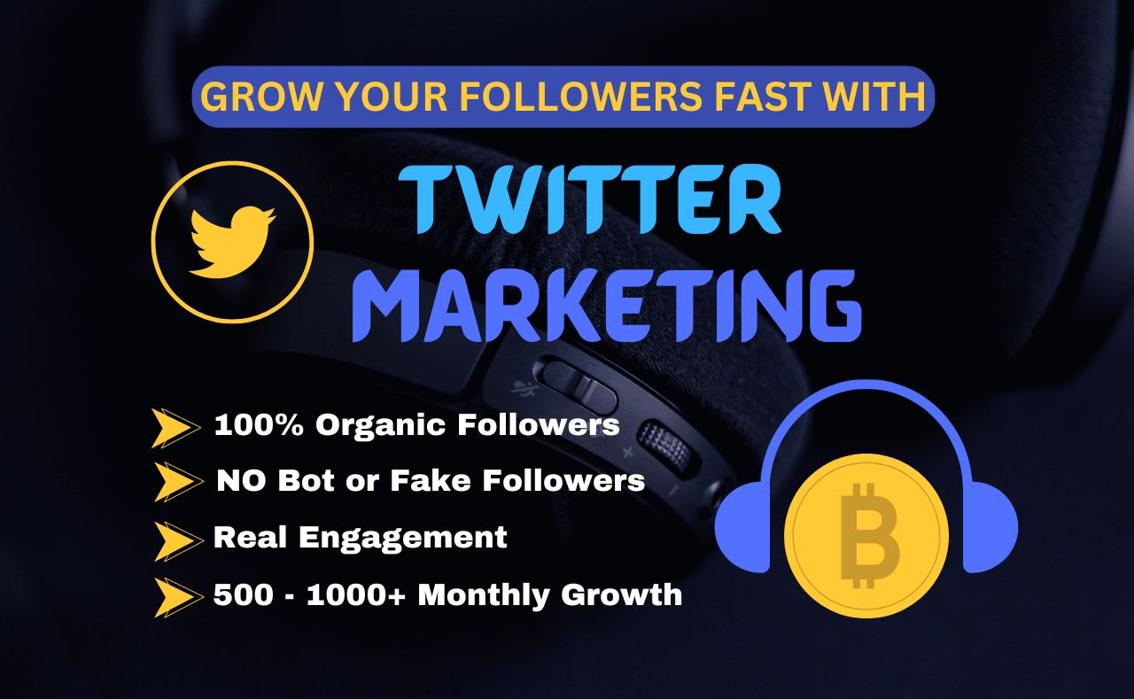 Do x twitter marketing for memecoin crypto followers organic growth by  Pro_marketer85 | Fiverr