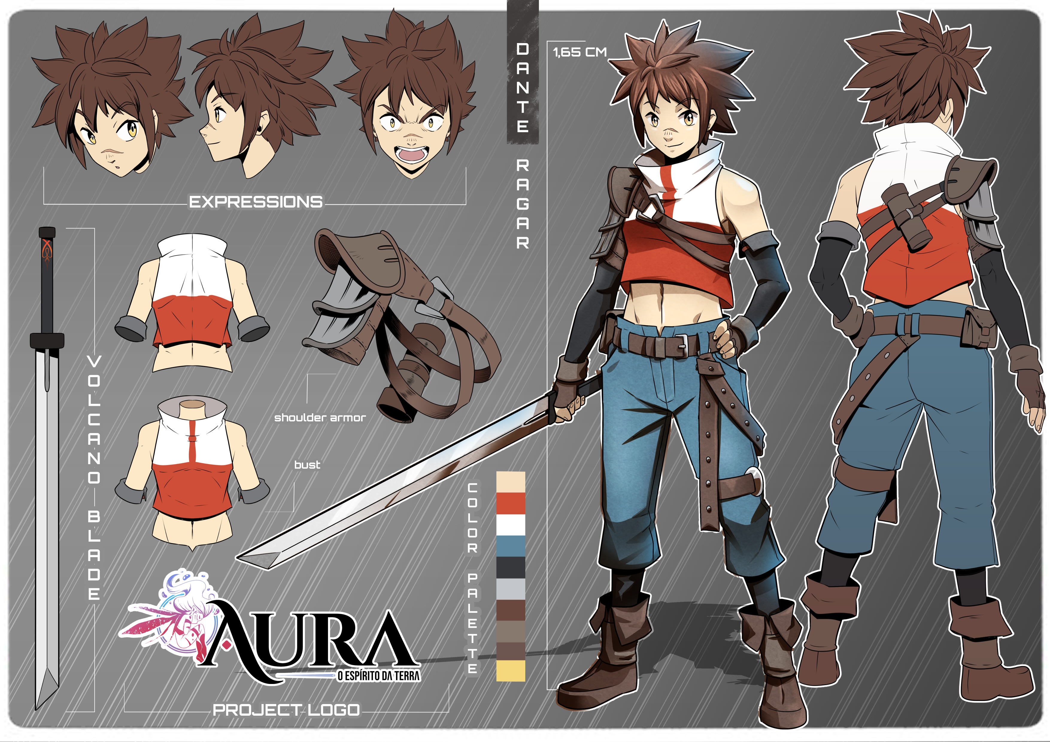 Make you an anime character design sheet by Deanzap  Fiverr