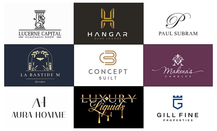 Do modern minimalist elegant luxury brand logo design by Nawazlogos