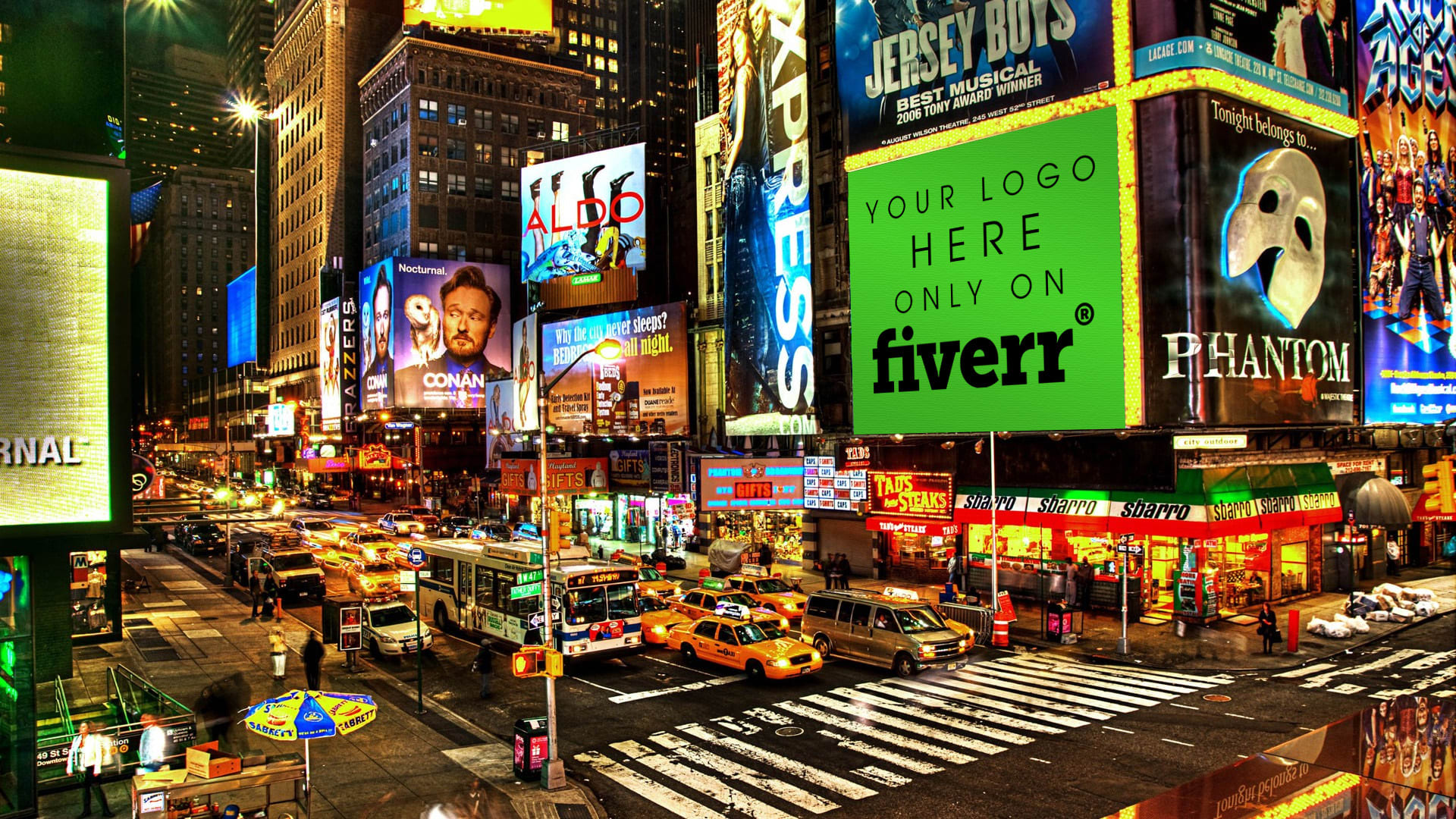 Place Your Logo Picture Or Ad In Times Square By Plutodesigns Fiverr