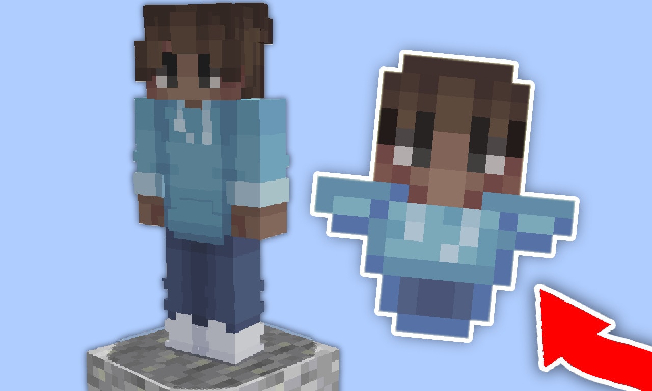 Make a custom totem in minecraft based on your skin by Eliteonyt | Fiverr