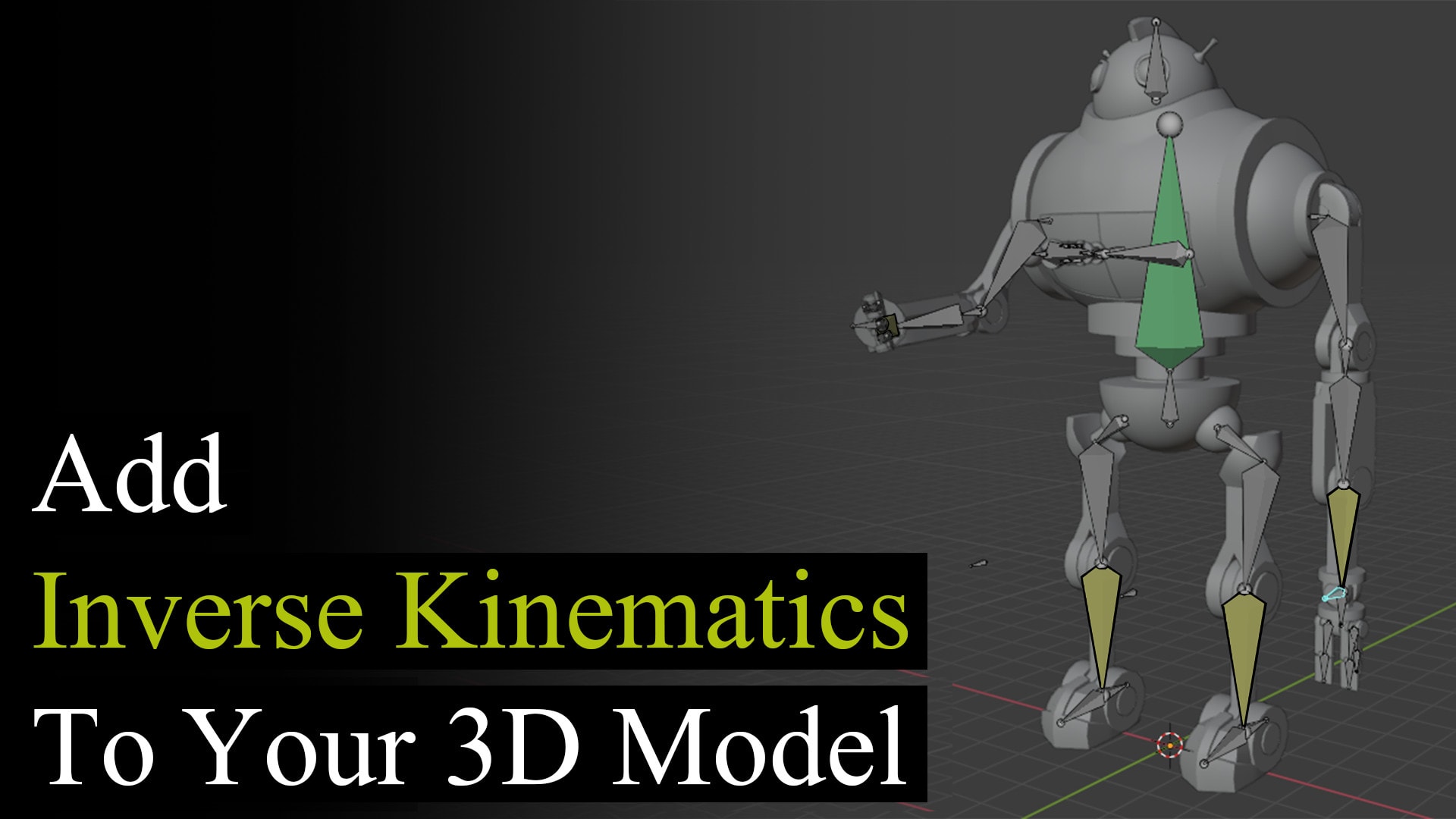 Add inverse kinematics to your blender model by Momolarafal | Fiverr