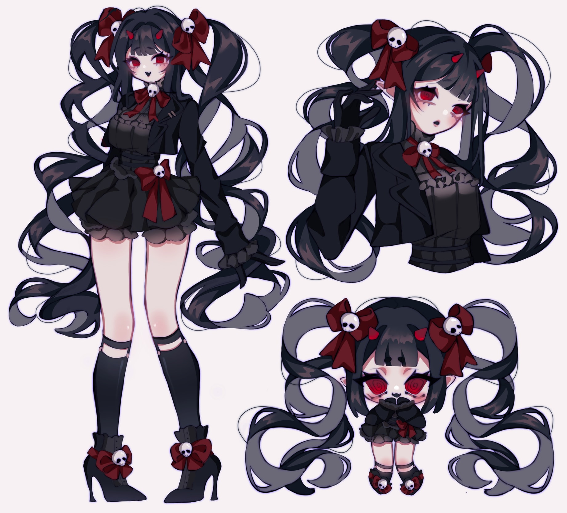 Draw or design characters reference sheet for your oc or