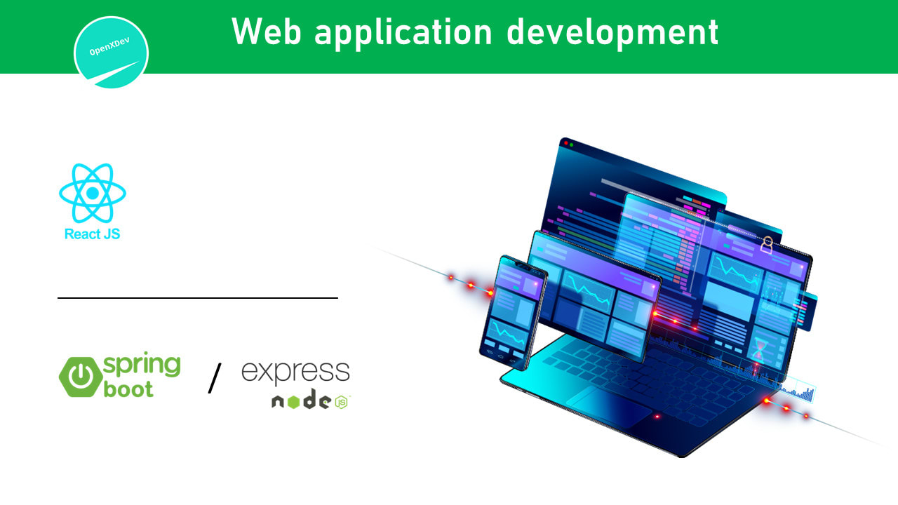 Be your fullstack developer react js, spring boot or express js by Openxdev  | Fiverr