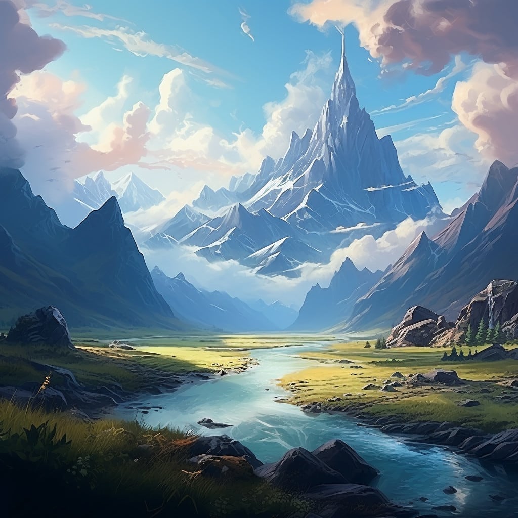 Concept Art Paysage Fantastique