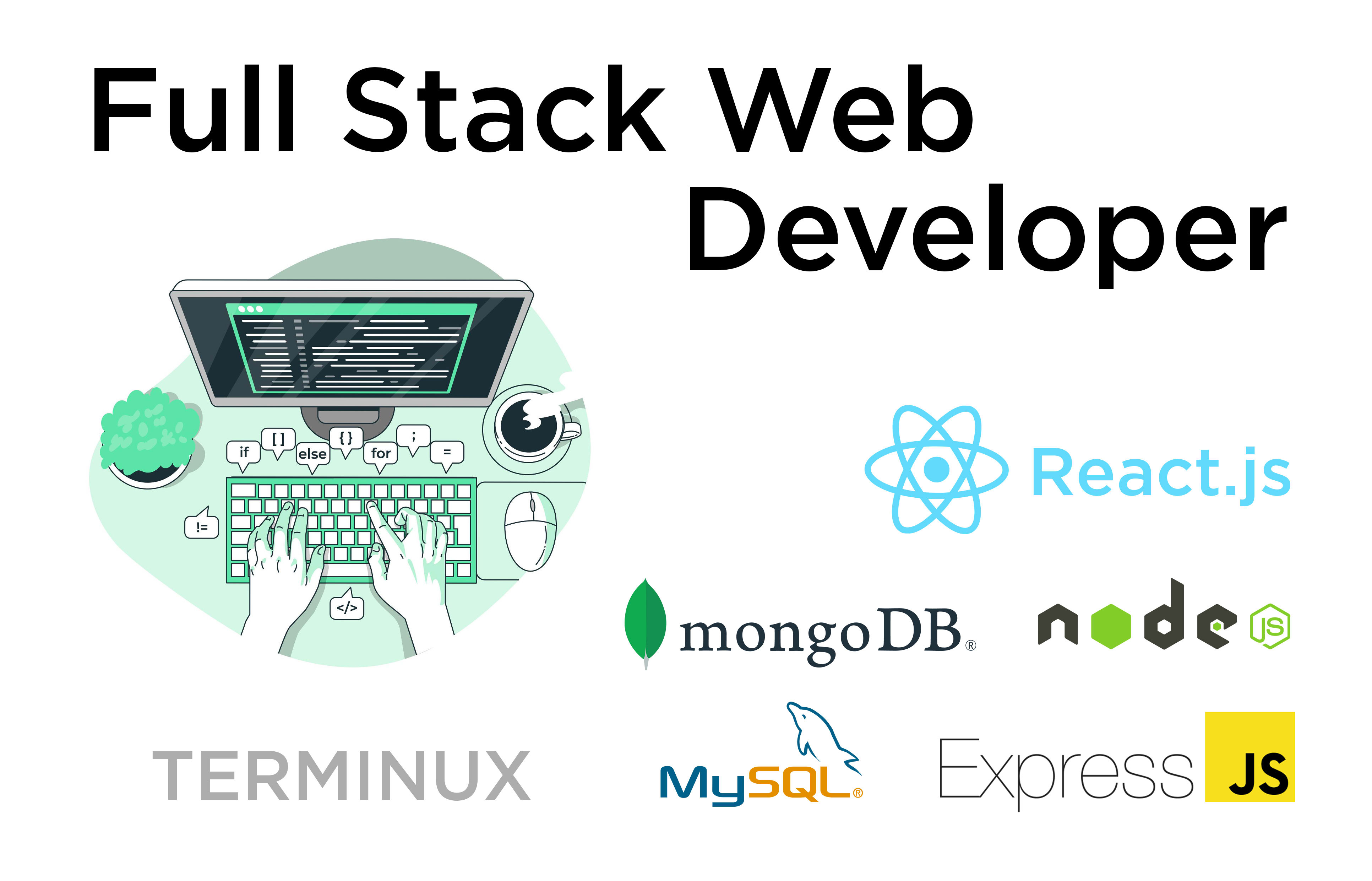 Be your full stack web developer react js node js express js by Terminux |  Fiverr