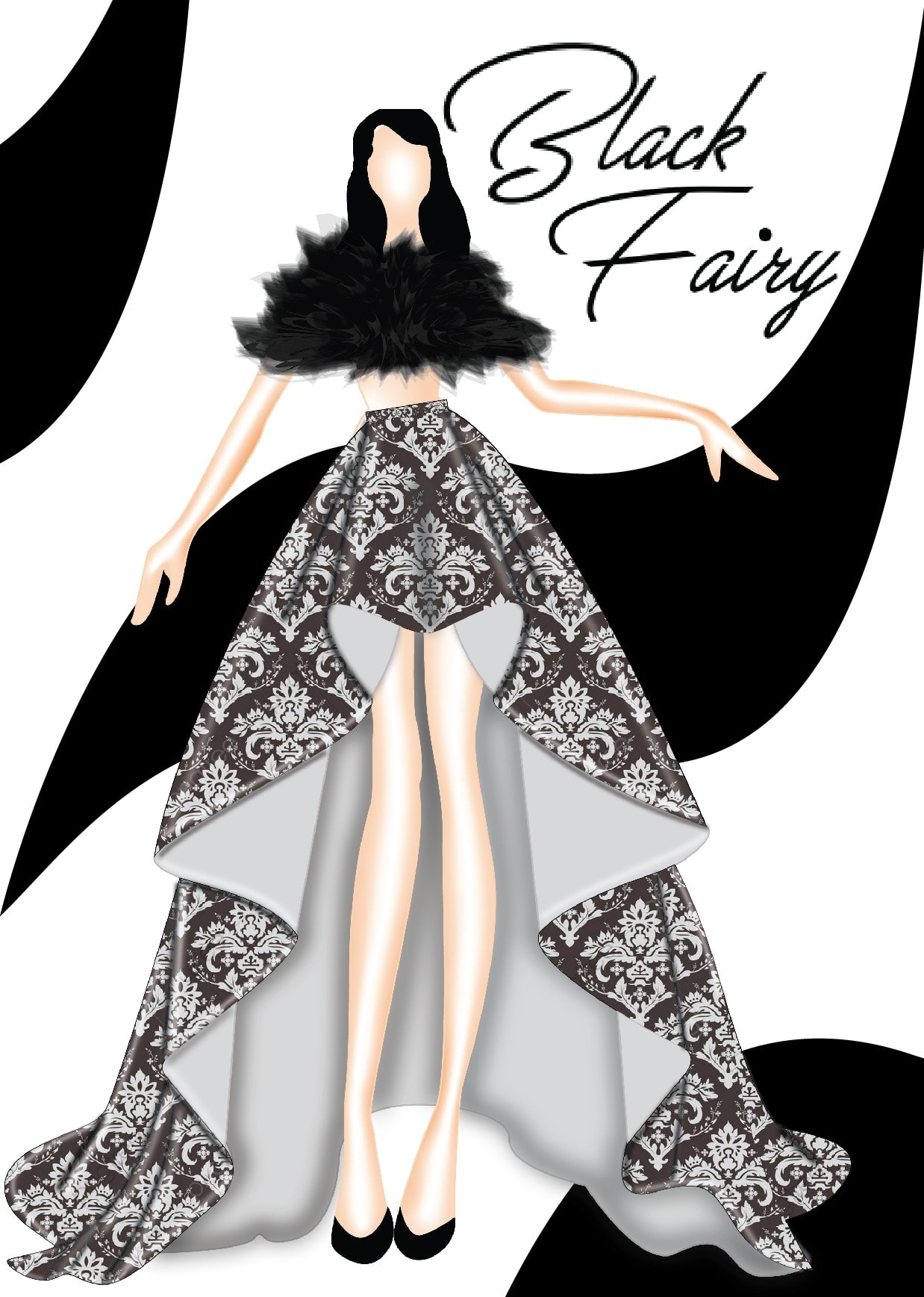 Corel draw cheap fashion illustration