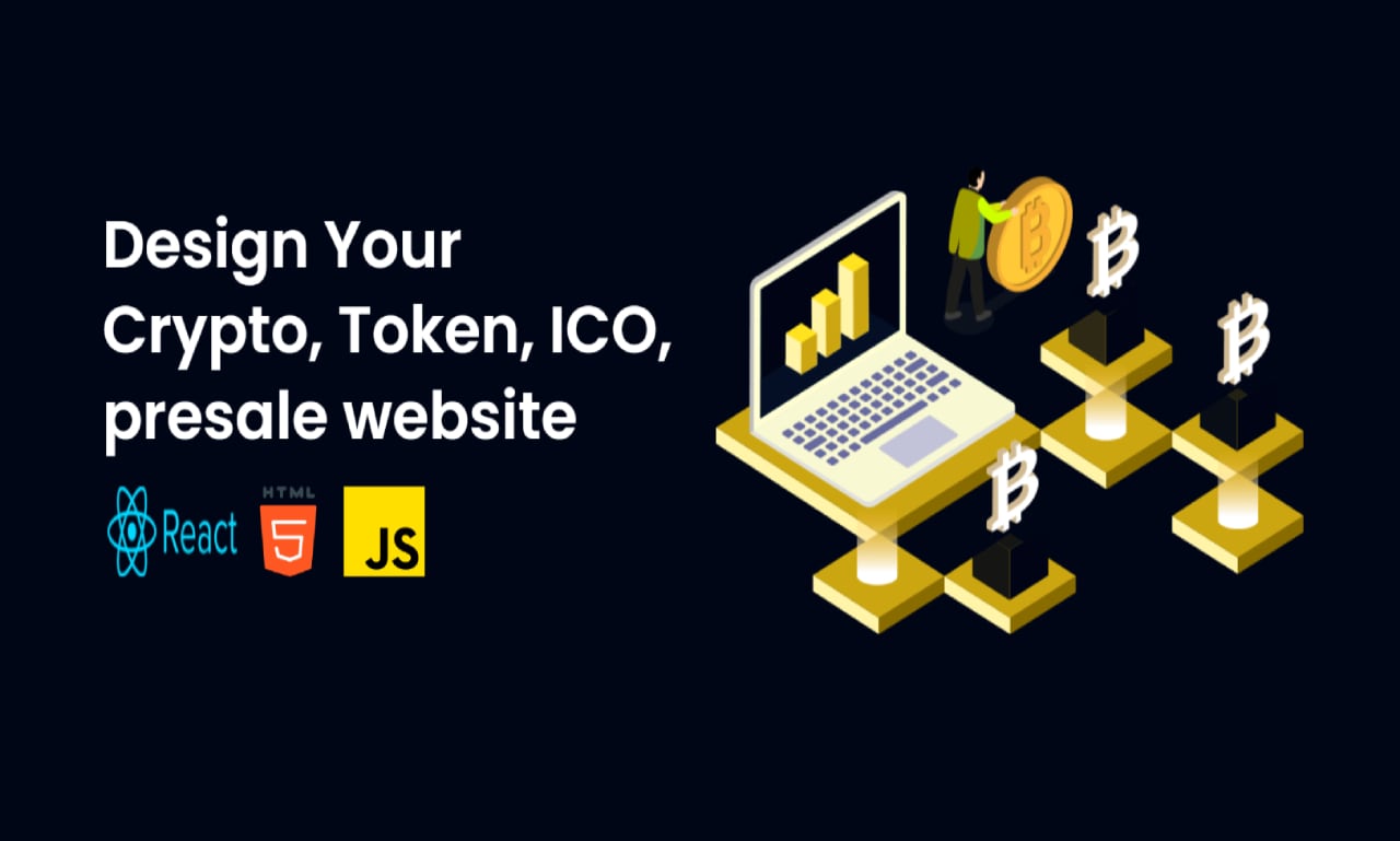 Crypto presale website template (95) foto
