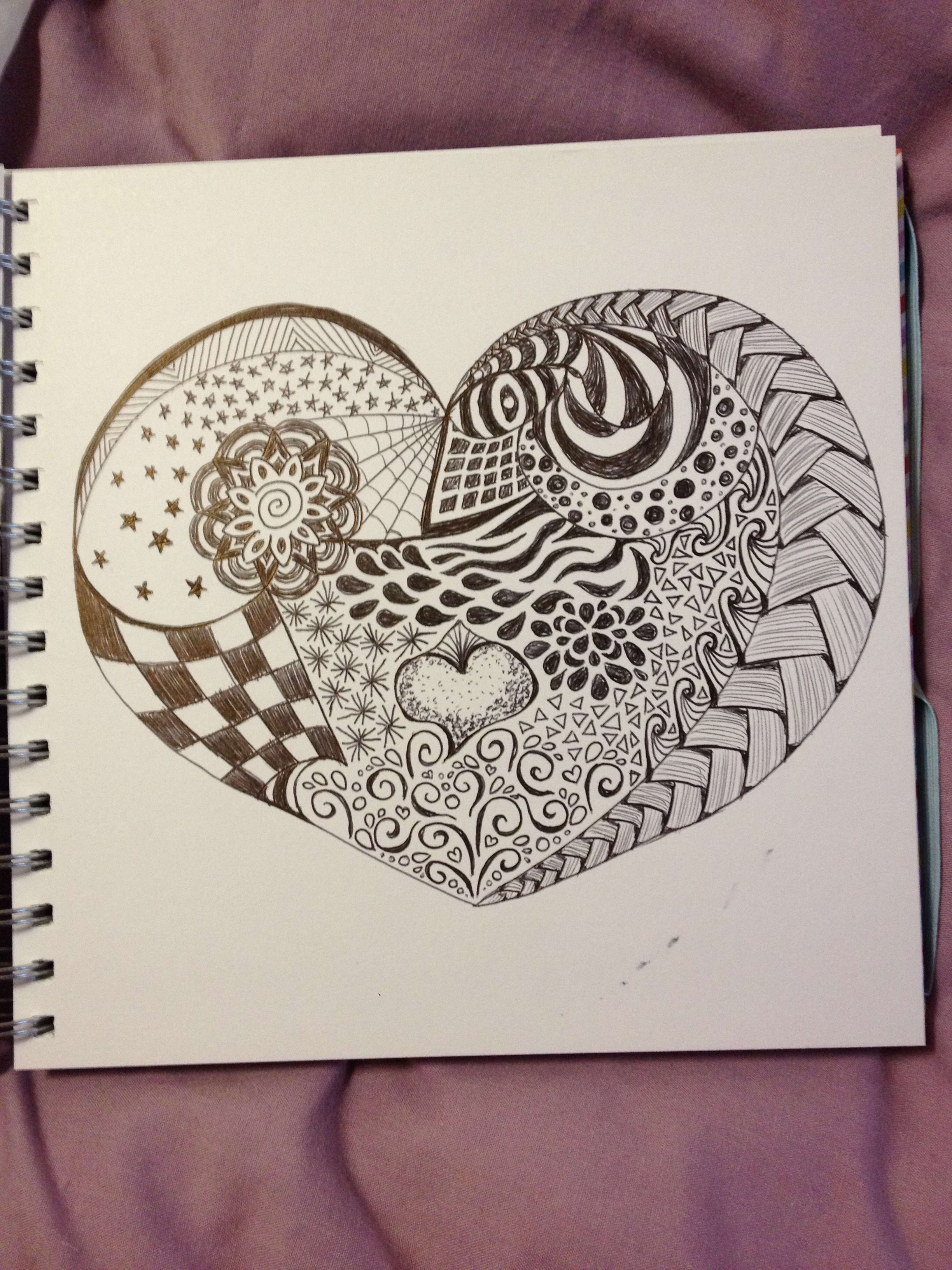 Draw Creative Zentangles In A Shape By Nikolinea Fiverr