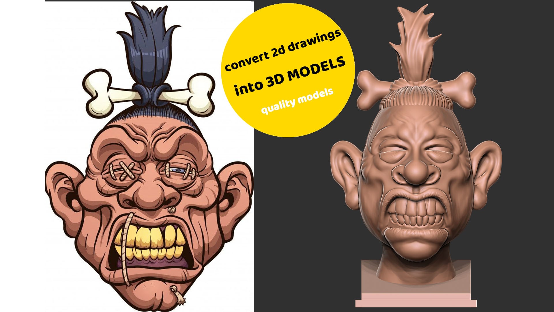Design 3d modelling for 3d printing using zbrush by Joonazim | Fiverr