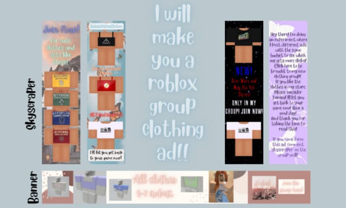 Make you a roblox clothing group by Chronicgamer23