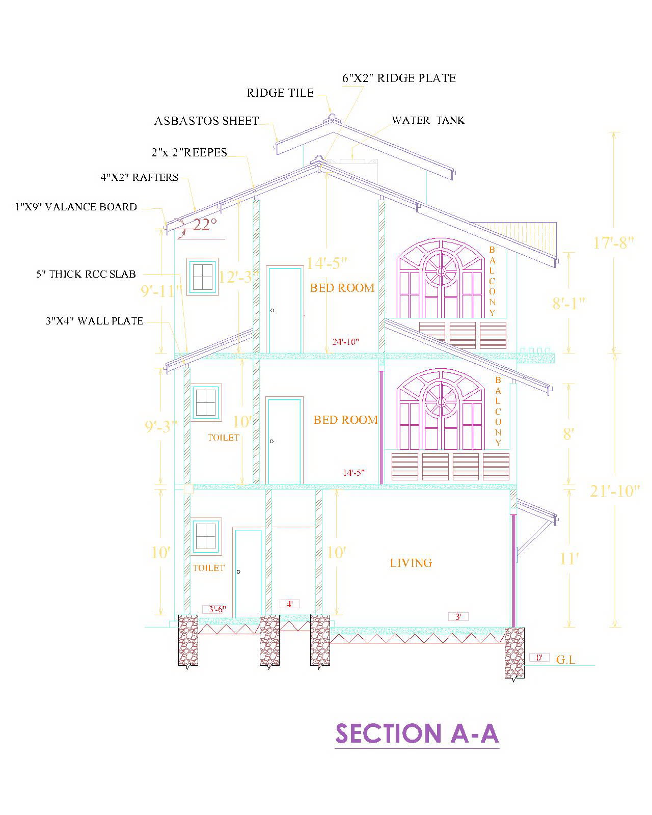 Gl Wall Elevation Dwg - Infoupdate.org
