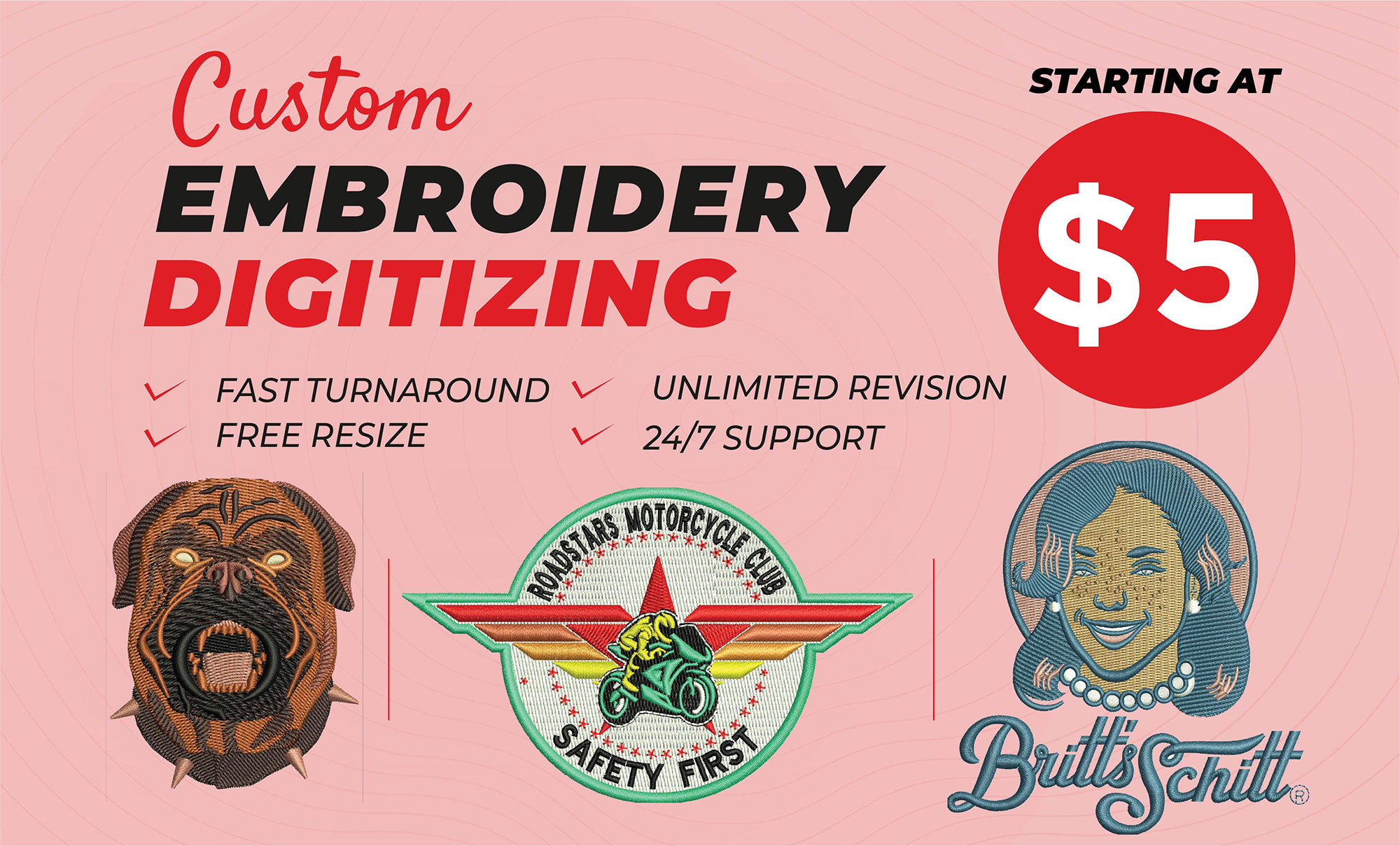 Do embroidery digitizing logo design into pes dst file by