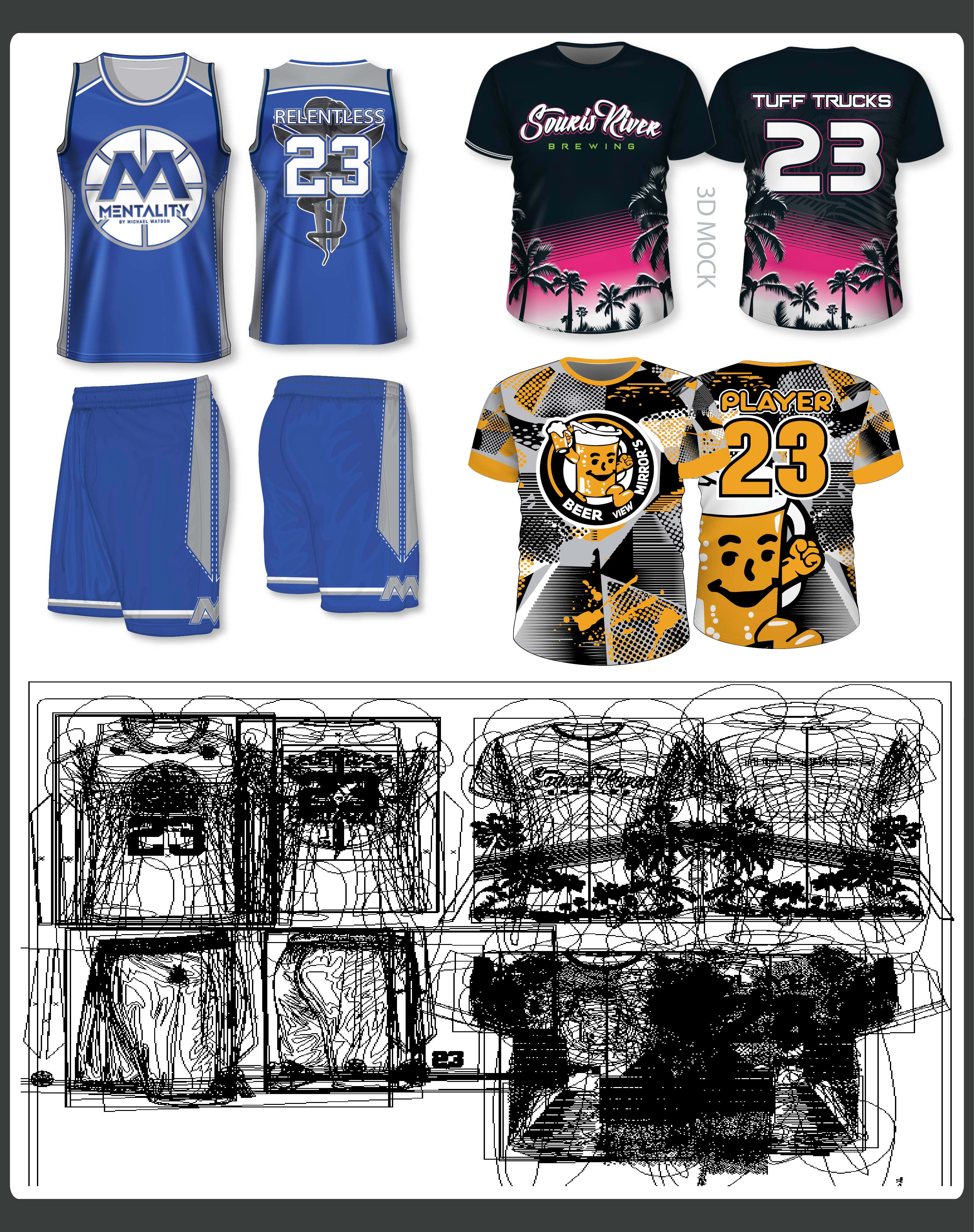 Design custom american football jerseys and uniform by
