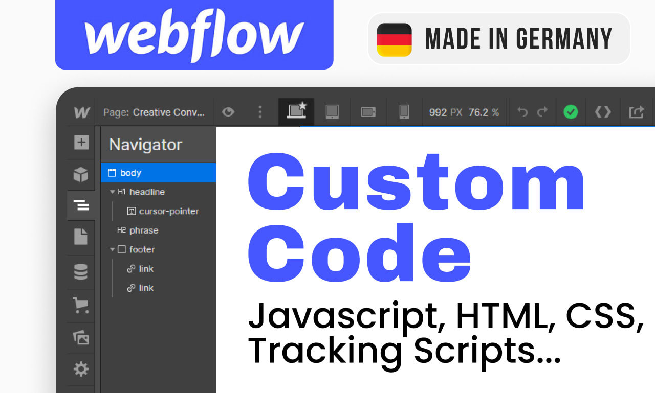 How to build a custom cursor on Webflow.
