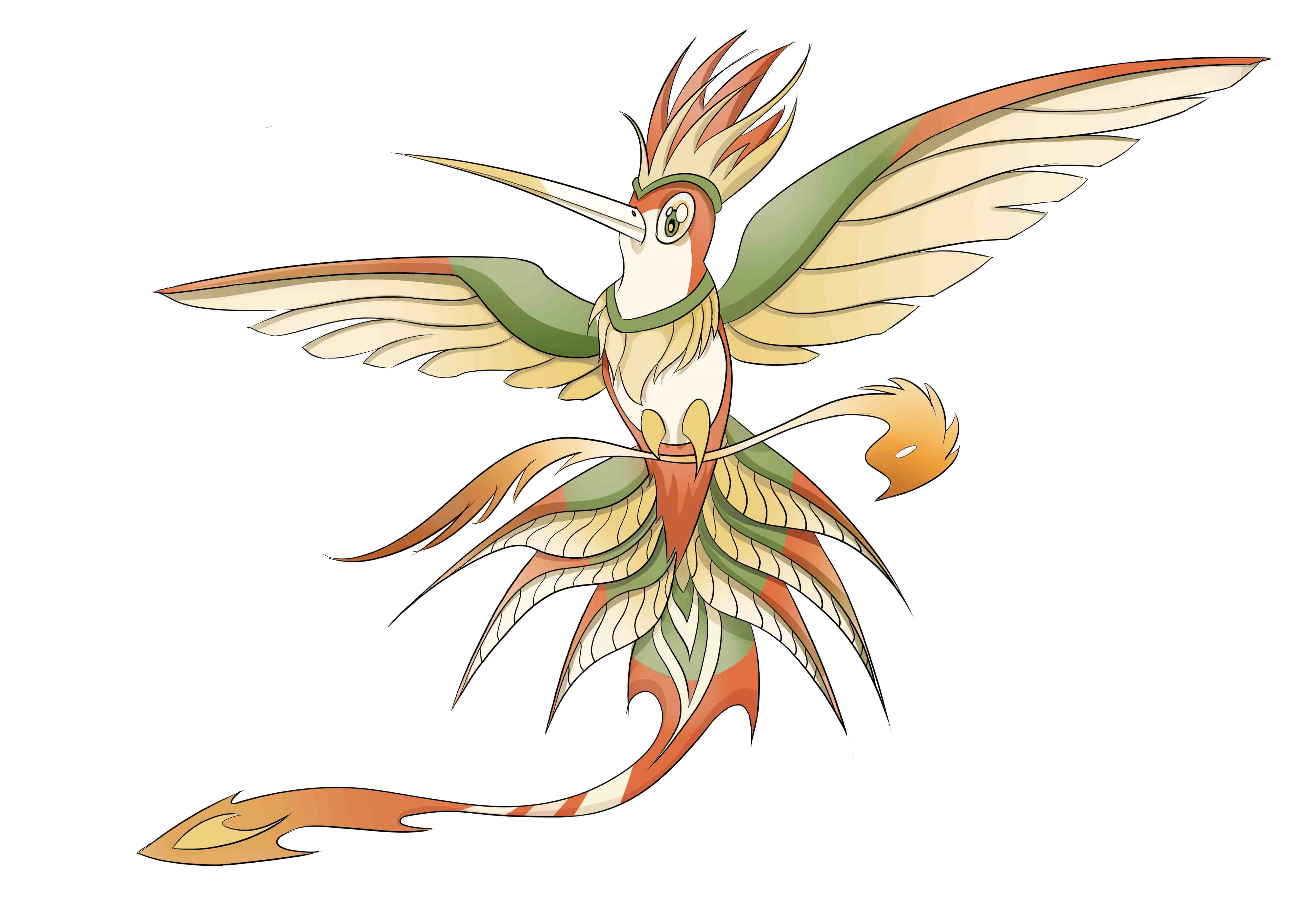 Shiny Ho-Oh Vector by Pokemon-Vector-Art on DeviantArt