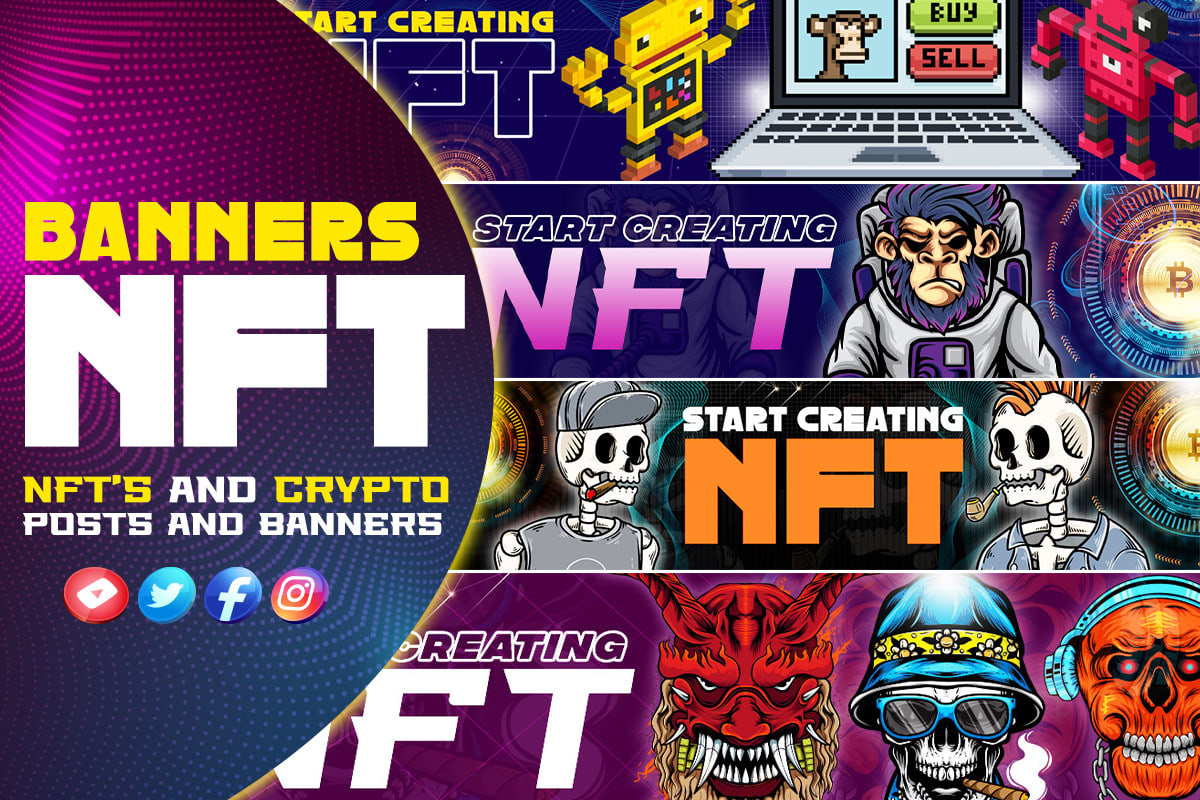 Design nft banner twitter, crypto banner and opensea banner by  Zohaibmashkoor | Fiverr