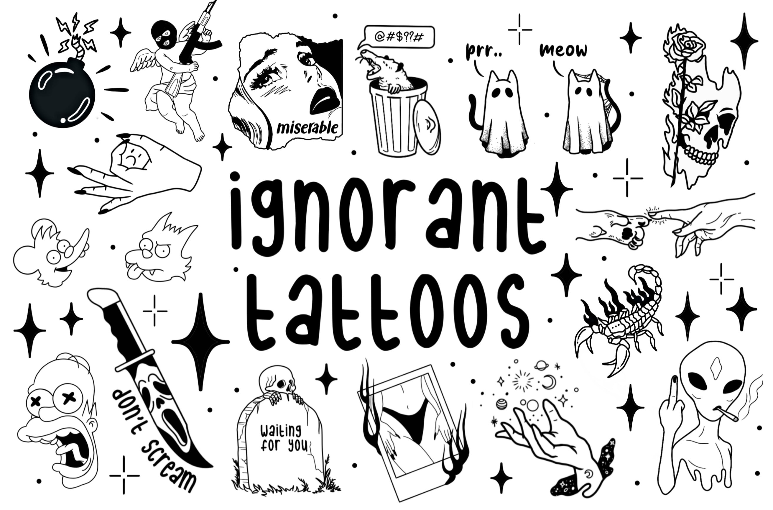 Ignorant Style Tattoo Canvas Prints for Sale  Redbubble