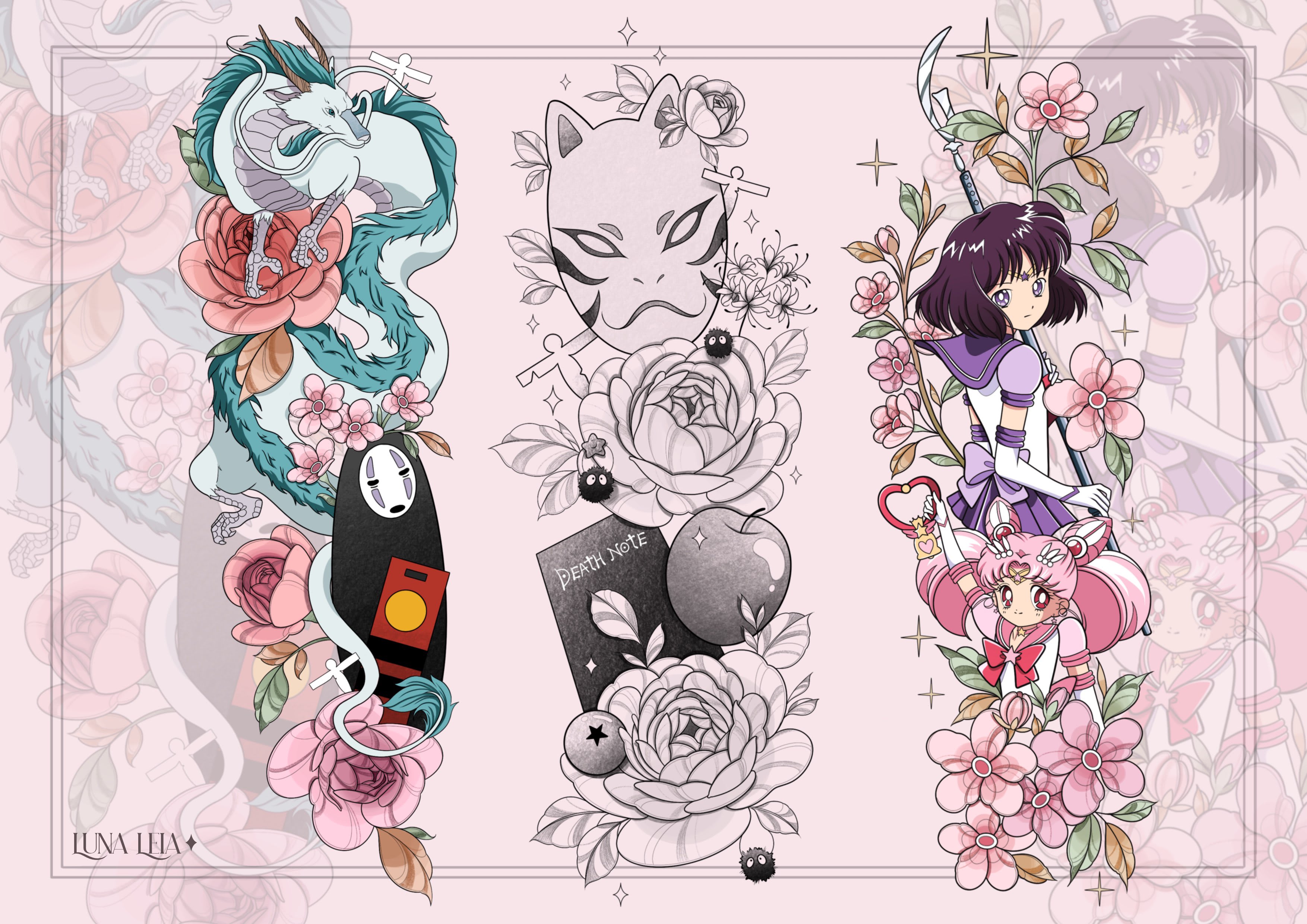 Design a unique anime or videogame tattoo for you by Reginalisi