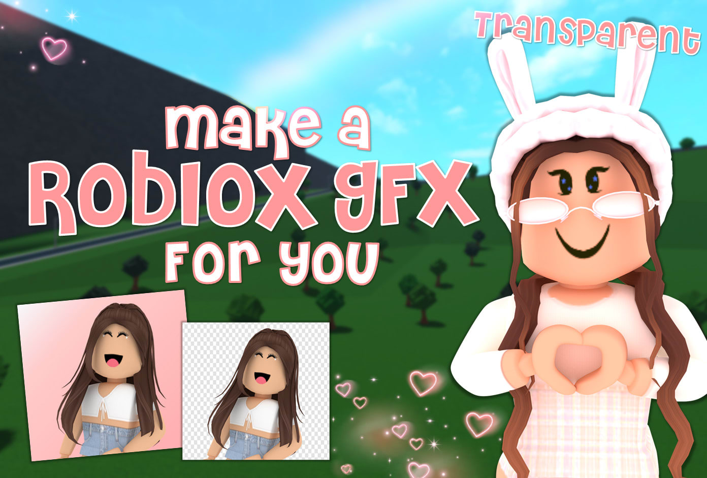 Make a roblox gfx for you by Honeychikn