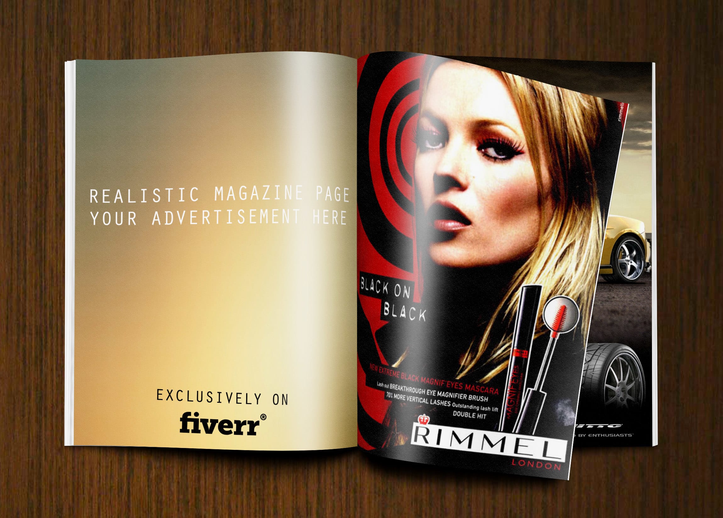 Download Make A Magazine Ad Mockup By Escrowgfx PSD Mockup Templates