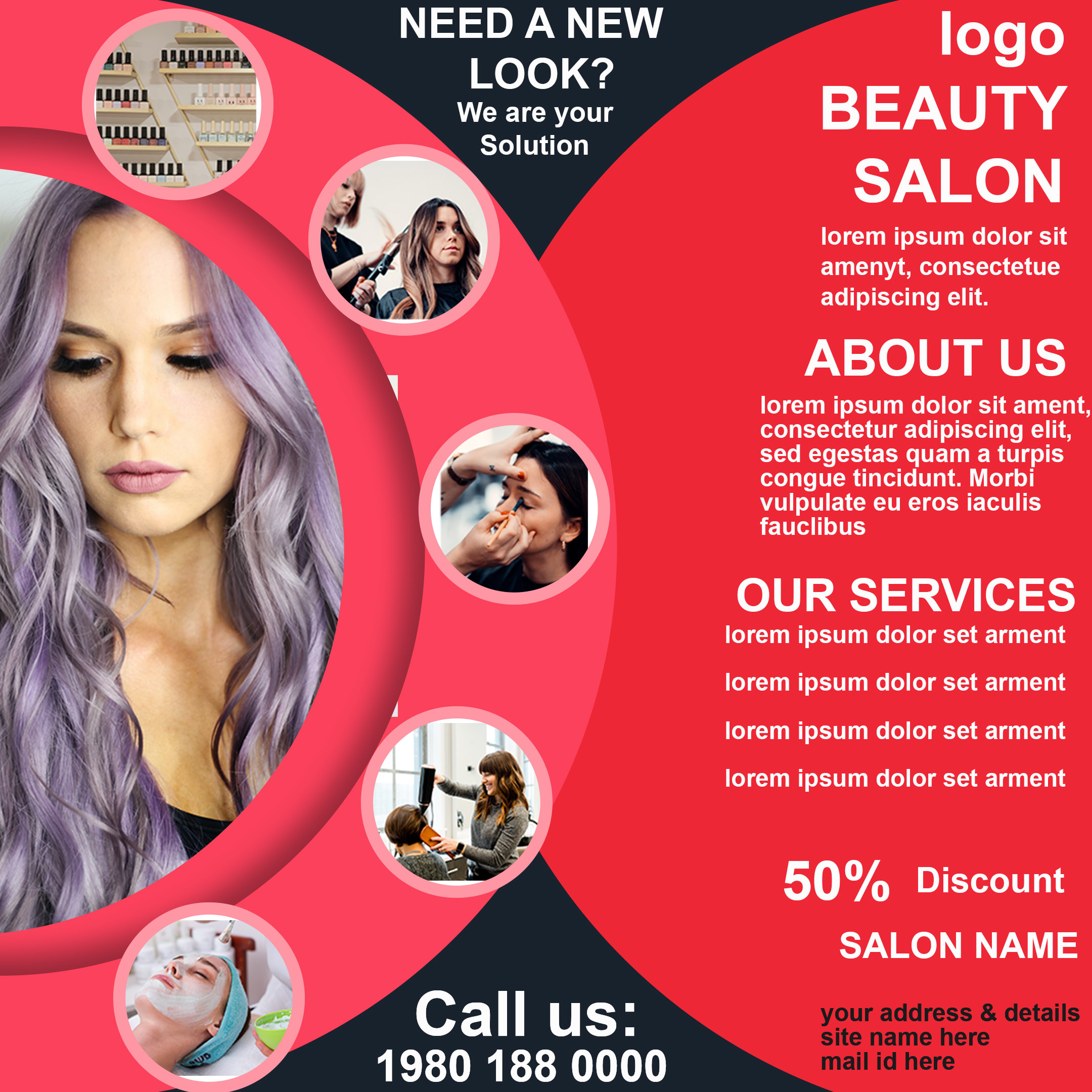 Design any kind of beauty , salon post by Meenakshi475 | Fiverr