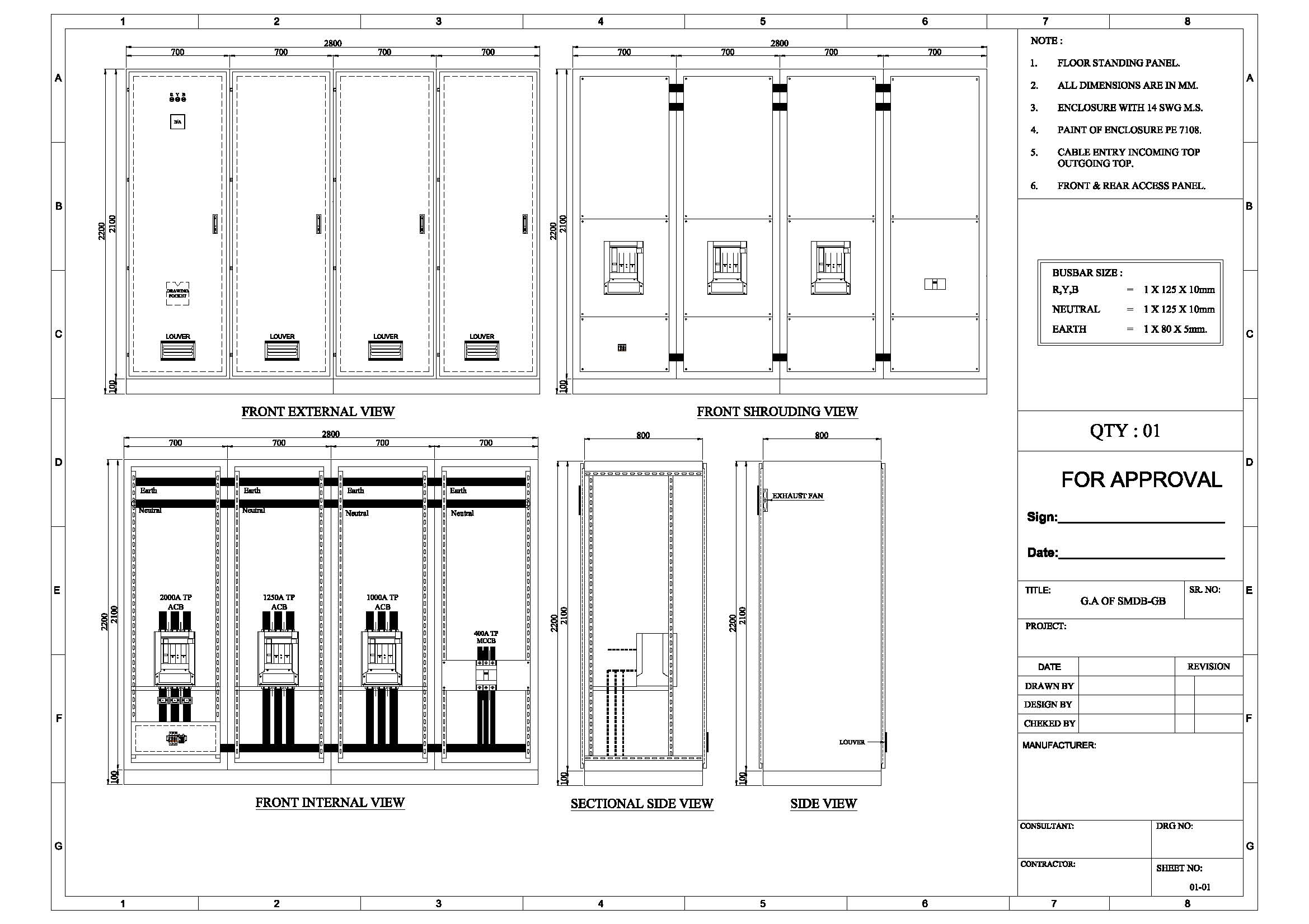 mcc Schalttafel CAD DWG