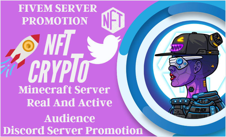 I will boost discord server, fivem server promotion, roleplay