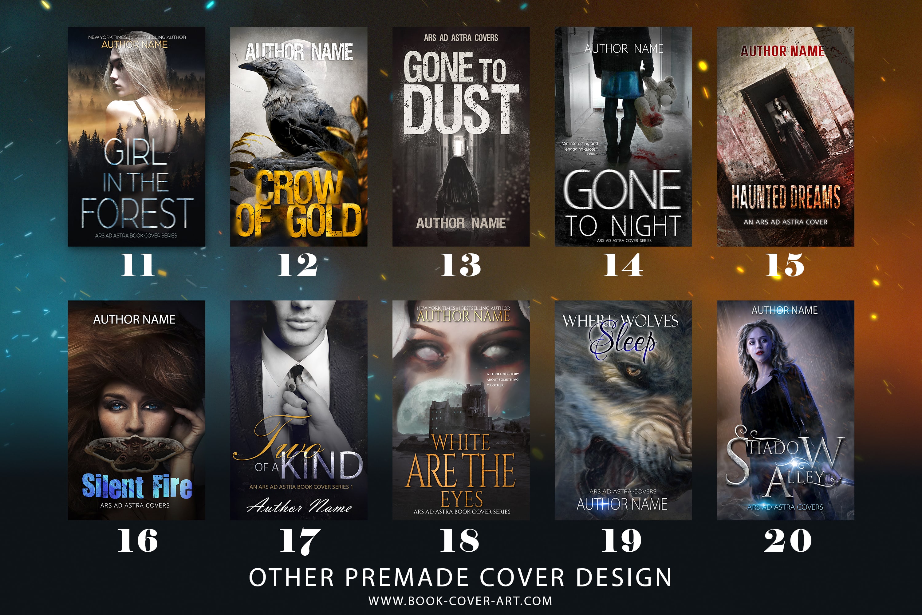 premade book covers