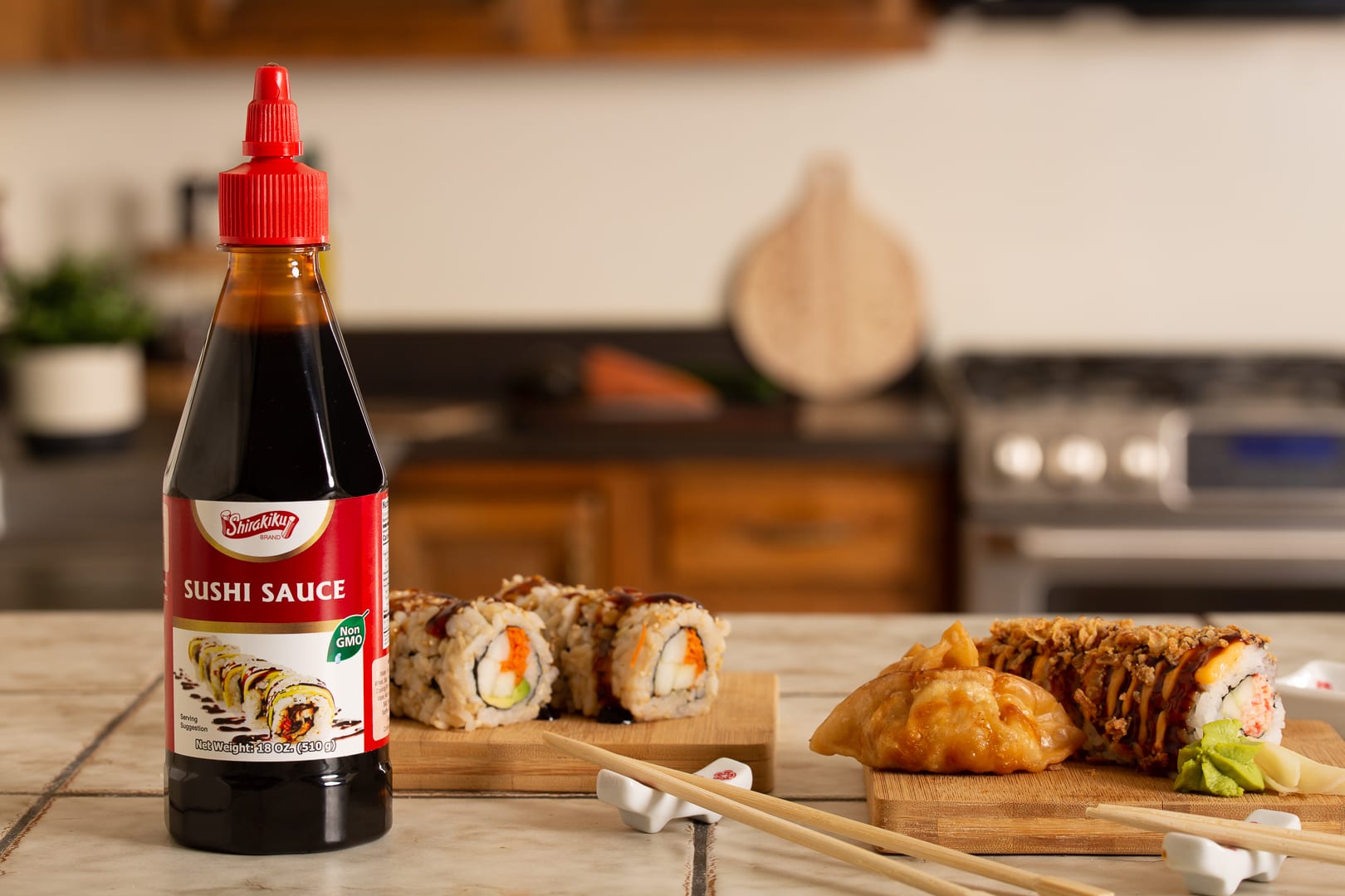 Shirakiku Sushi Sauce | Eel Sauce Non GMO | 18oz