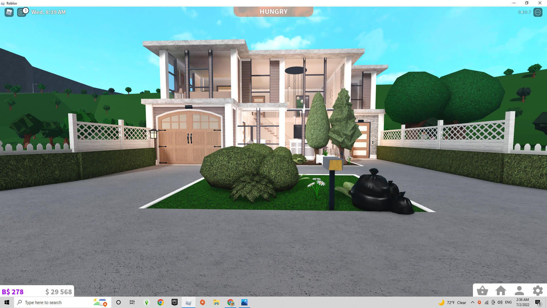 ROBLOX BLOXBURG HOUSE STARTER PACK EXTERIOR ONLY