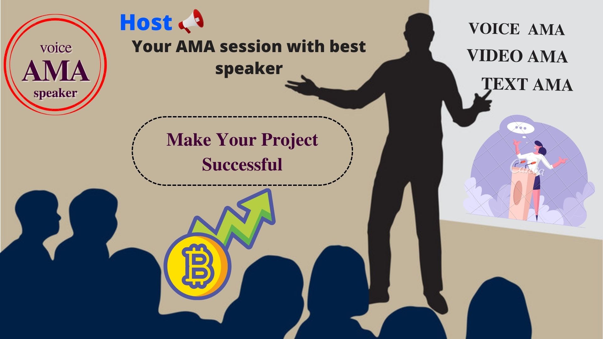 Host voice ama session for any crypto nft project by Ahmisrafil | Fiverr