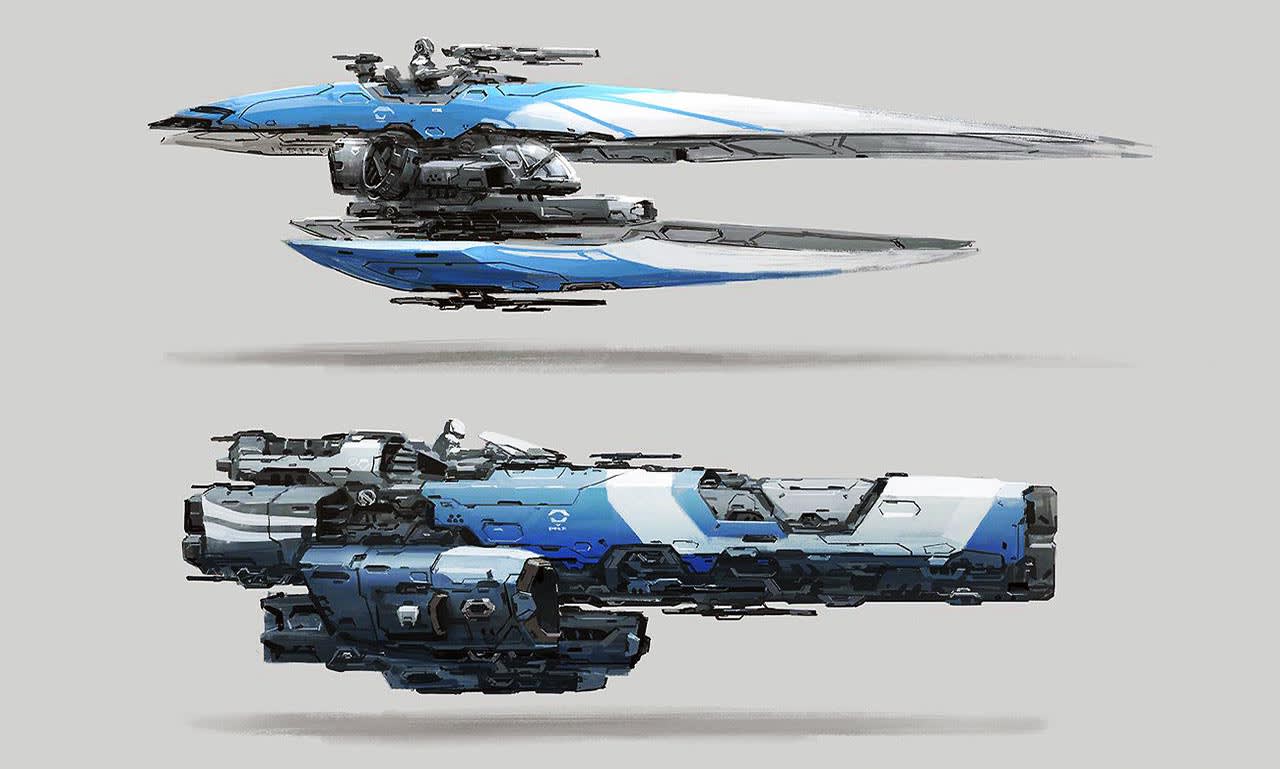 Do sci fi spaceship or vehicles for you by Elemnta | Fiverr