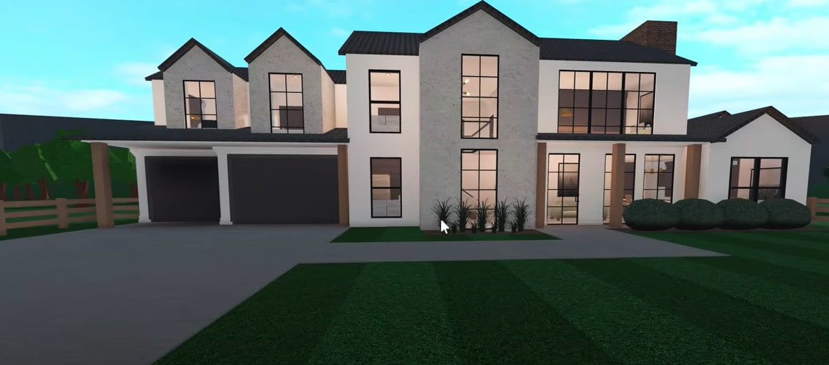 2 story house bloxburg modern with backyard｜TikTok Search